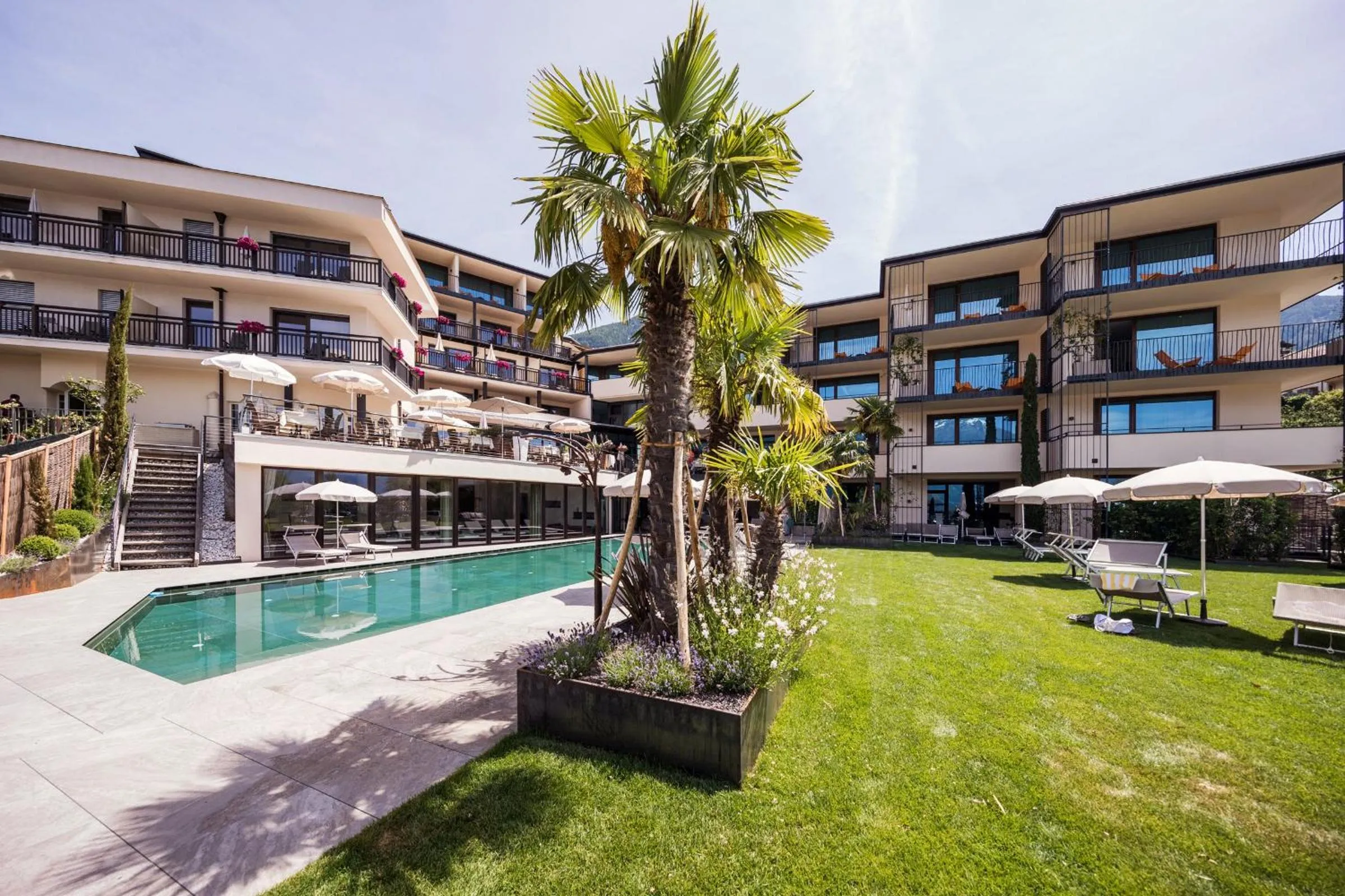 Garden in Hotel Der Weinmesser