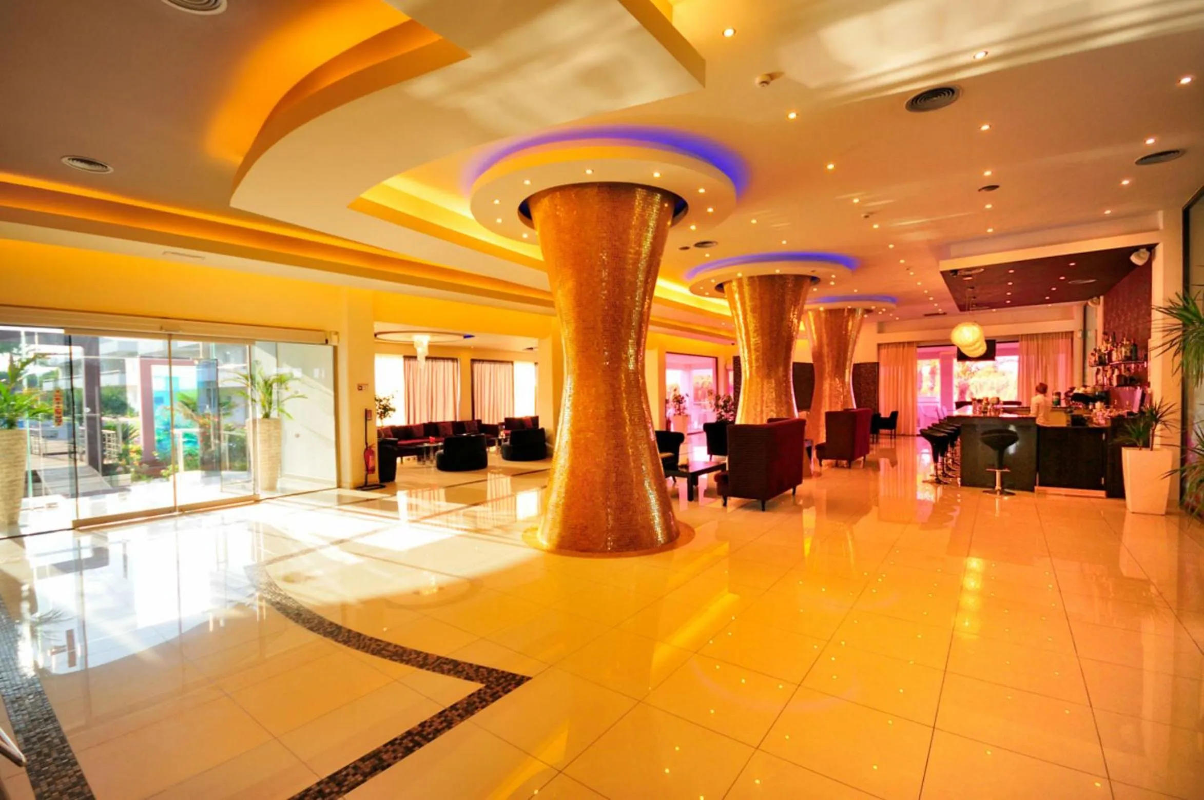 Living room in Afandou Bay Resort Suites