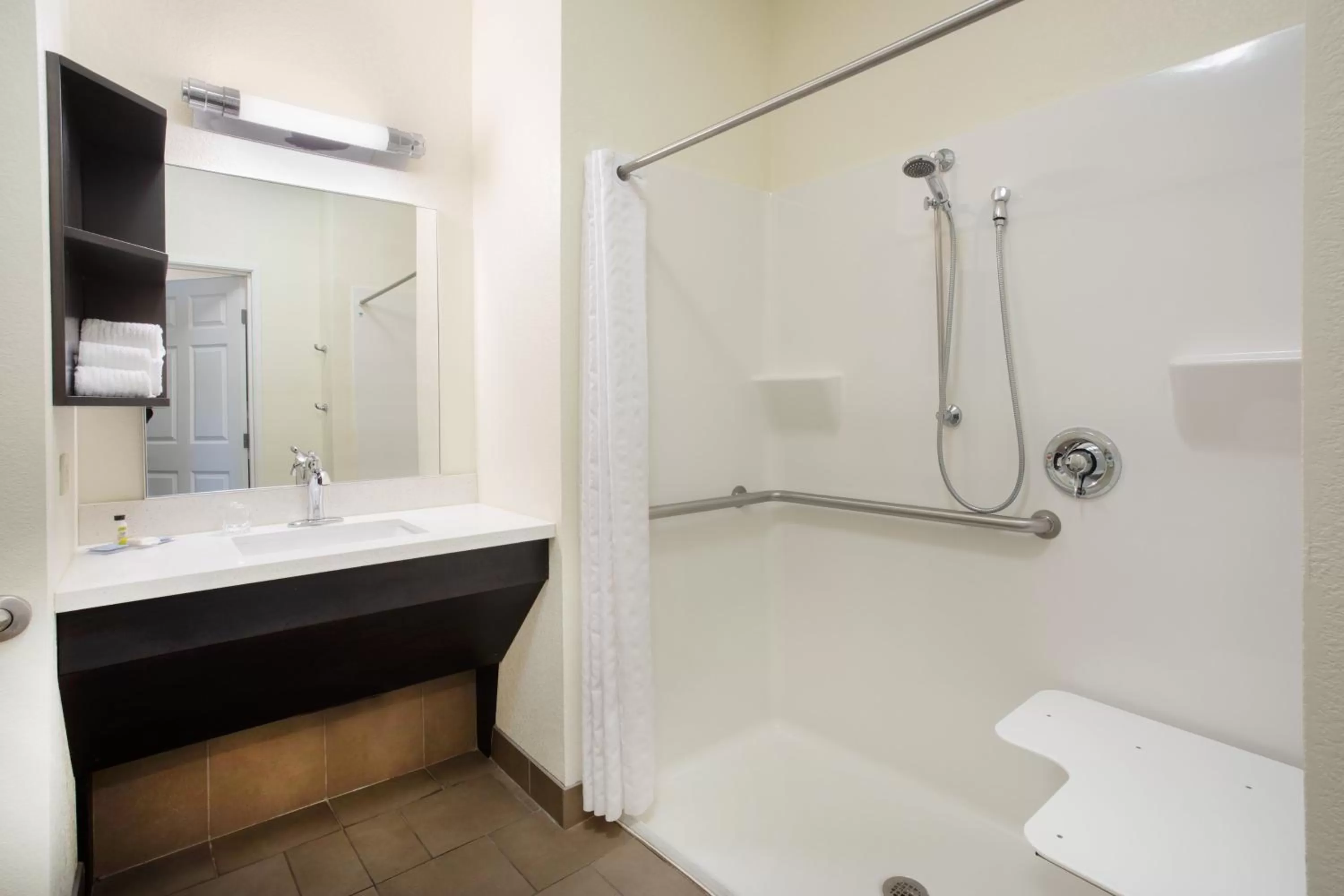 Bathroom in Candlewood Suites Manhattan by IHG