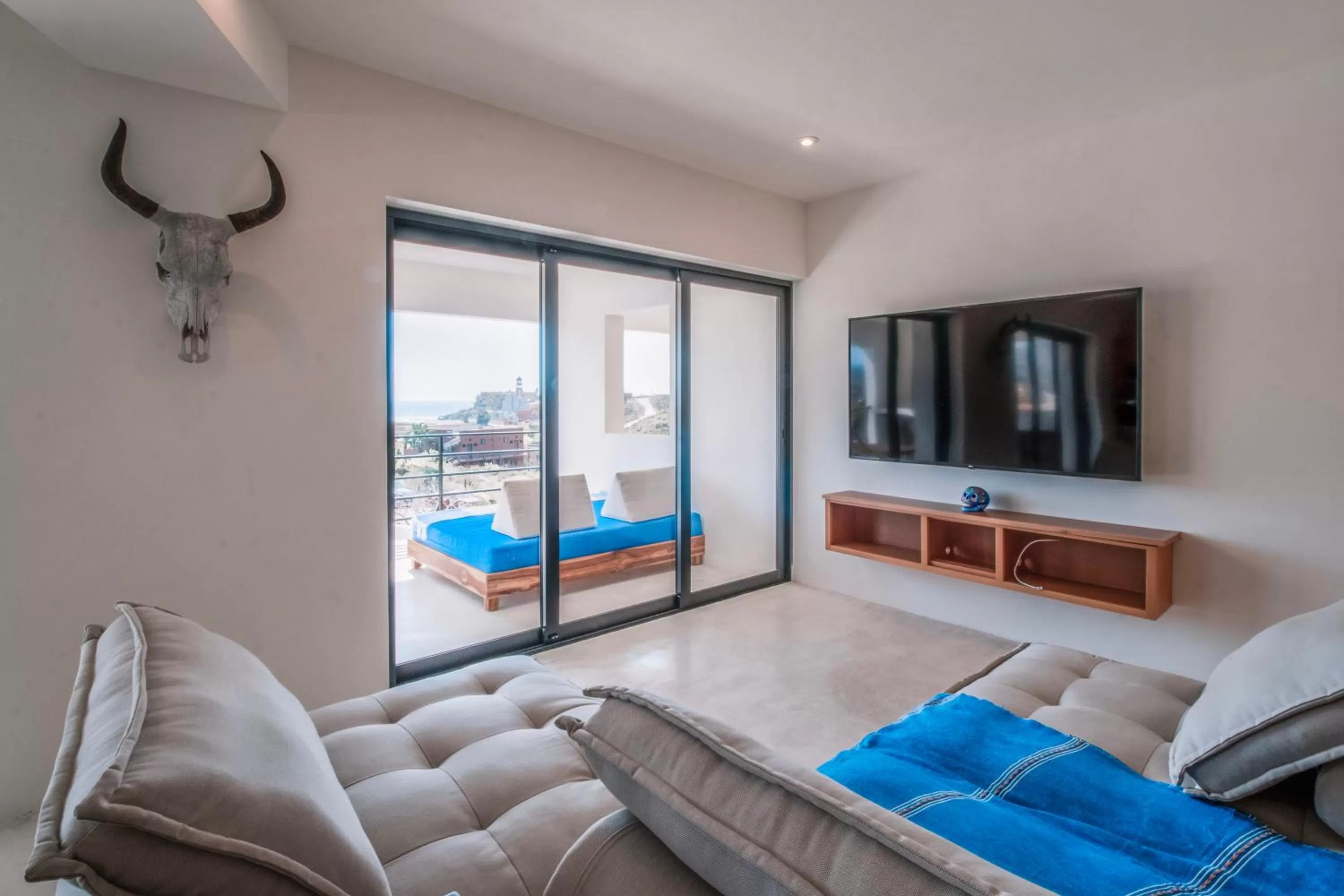 Living room, Seating Area in Cerritos Surf Residences