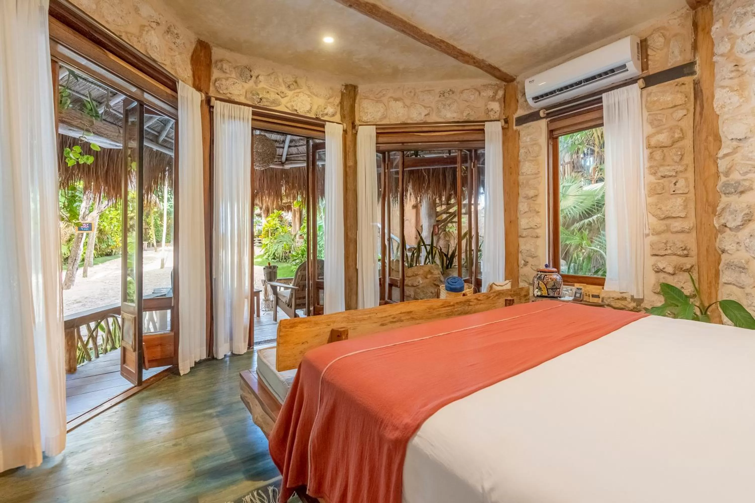 View (from property/room), Bed in Alaya Tulum by Ahau Collection
