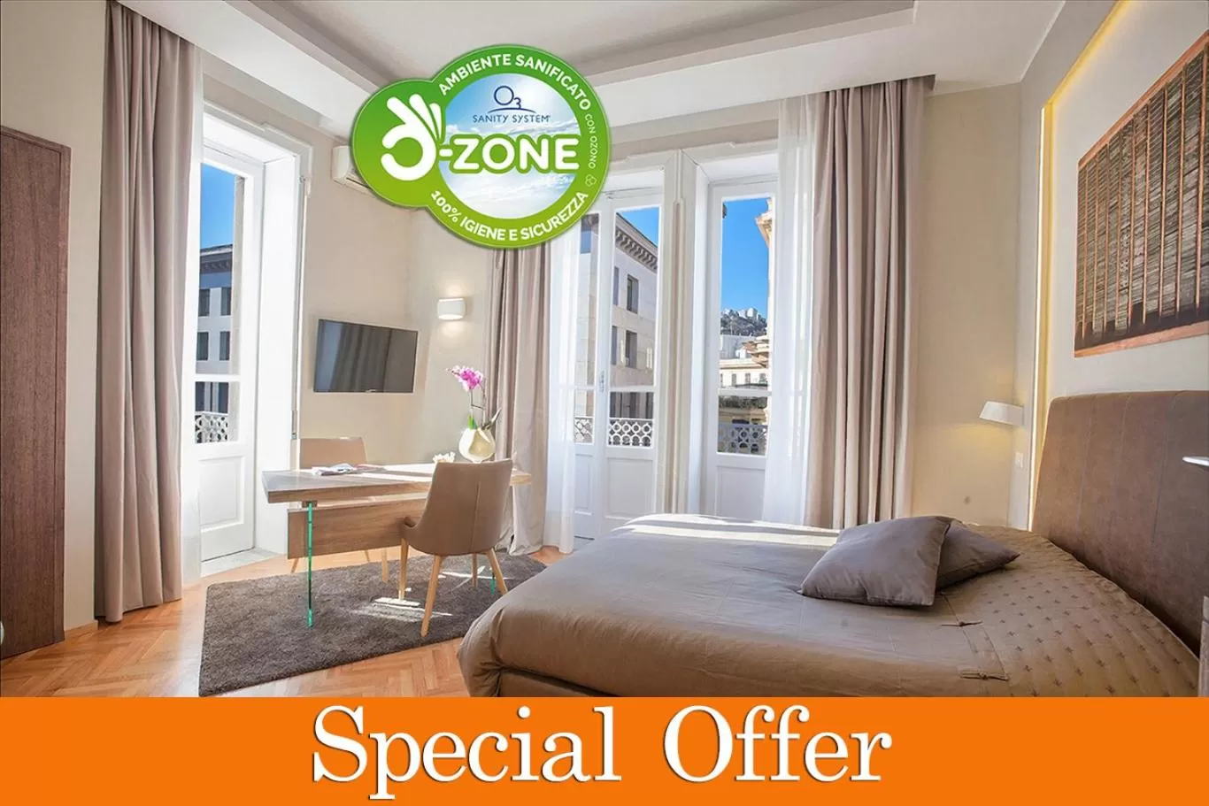 Photo of the whole room in B&B Palazzo Depretis