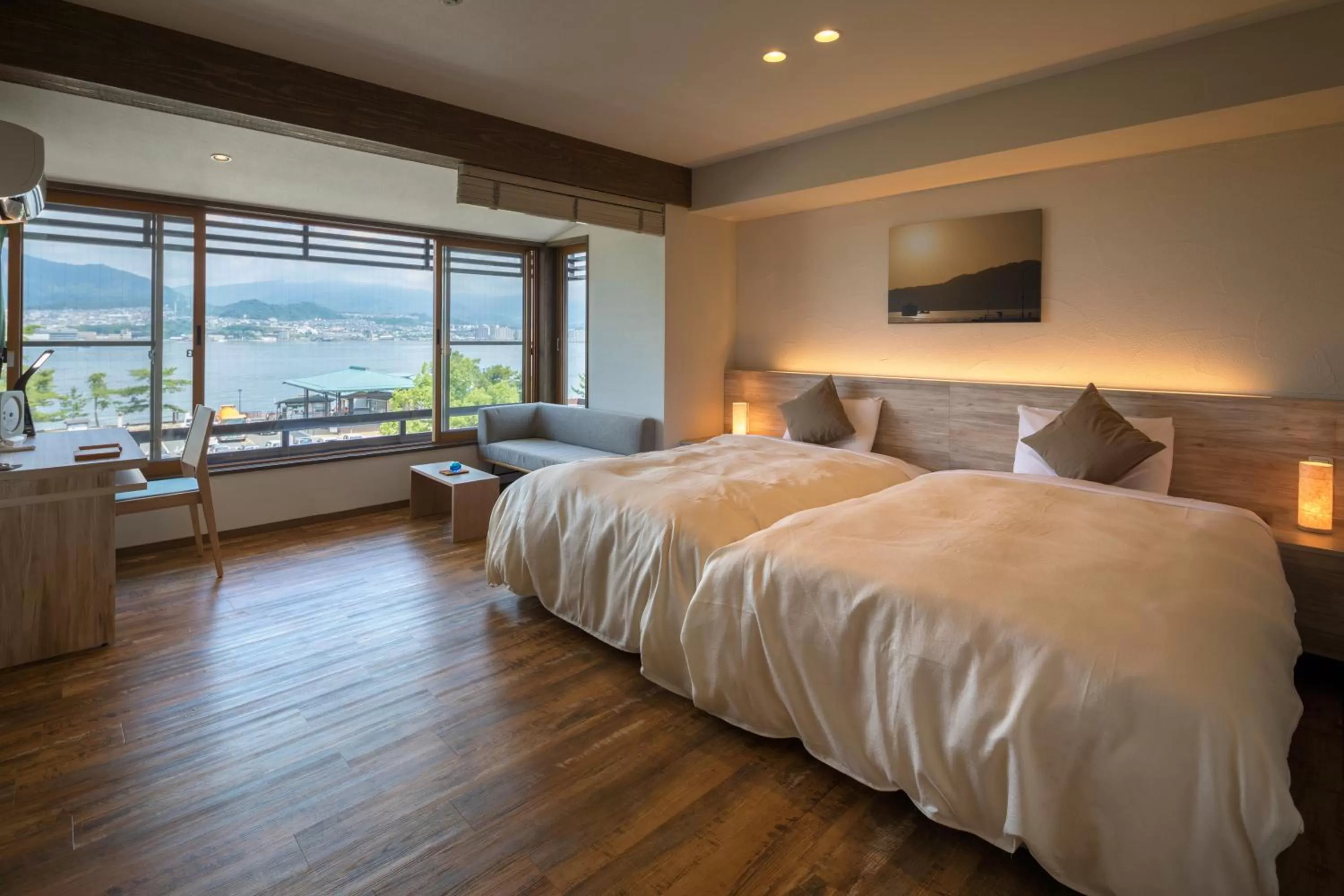 Photo of the whole room, Bed in Hotel Miyajima Villa