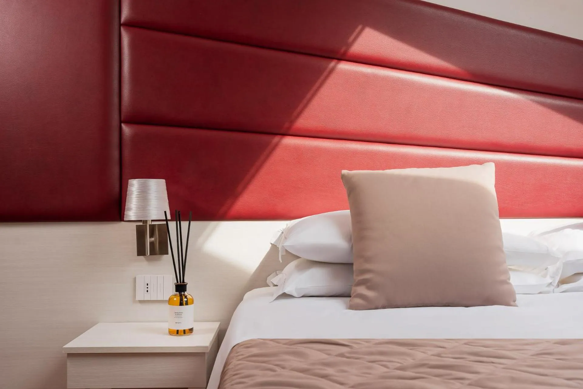 Decorative detail, Bed in Albergo Rossini 1936 Small & Charming