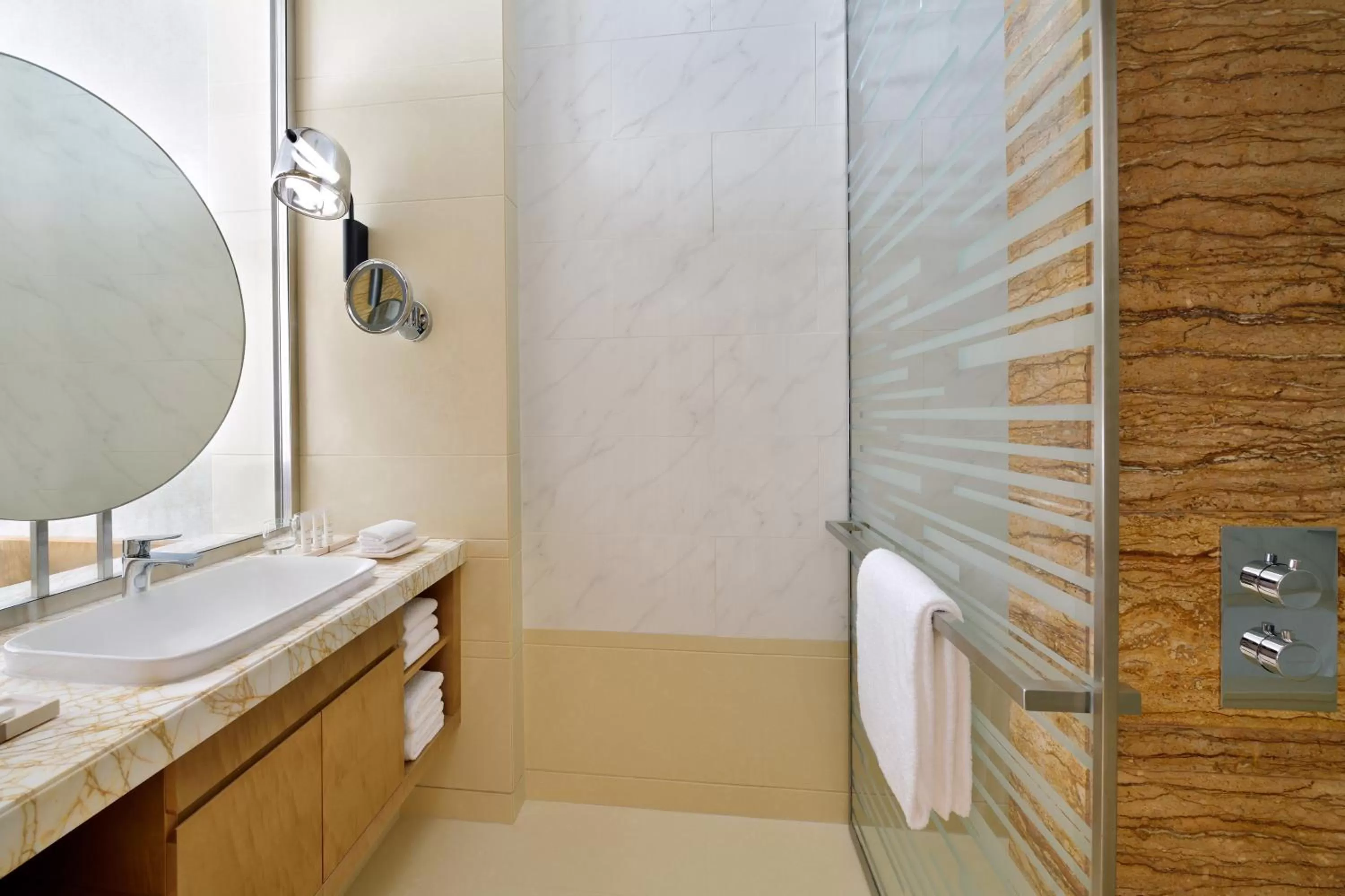 Bathroom in Crowne Plaza Dubai Marina by IHG