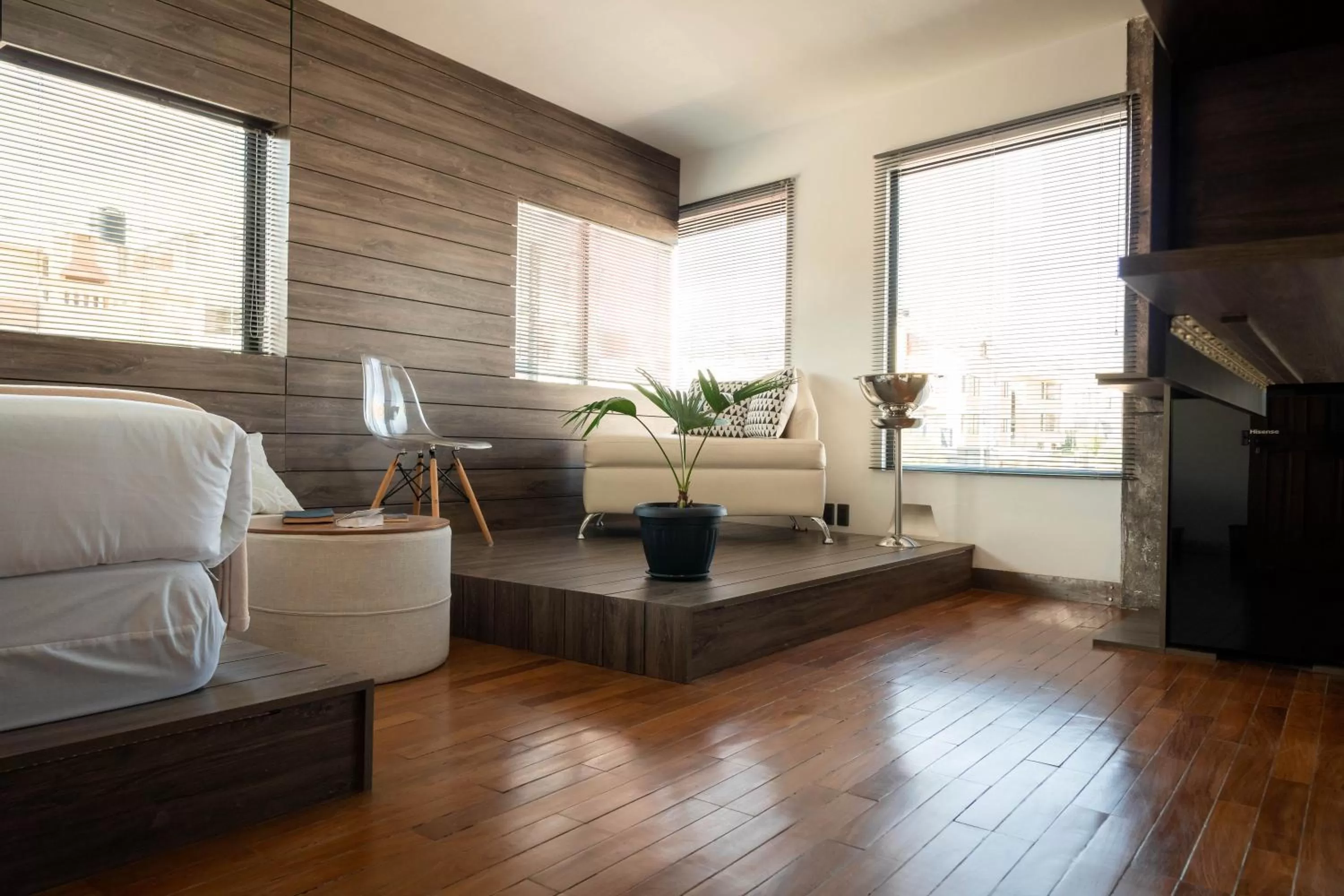 Living room, Bed in The Grand La Paz Experience Hotel Boutique