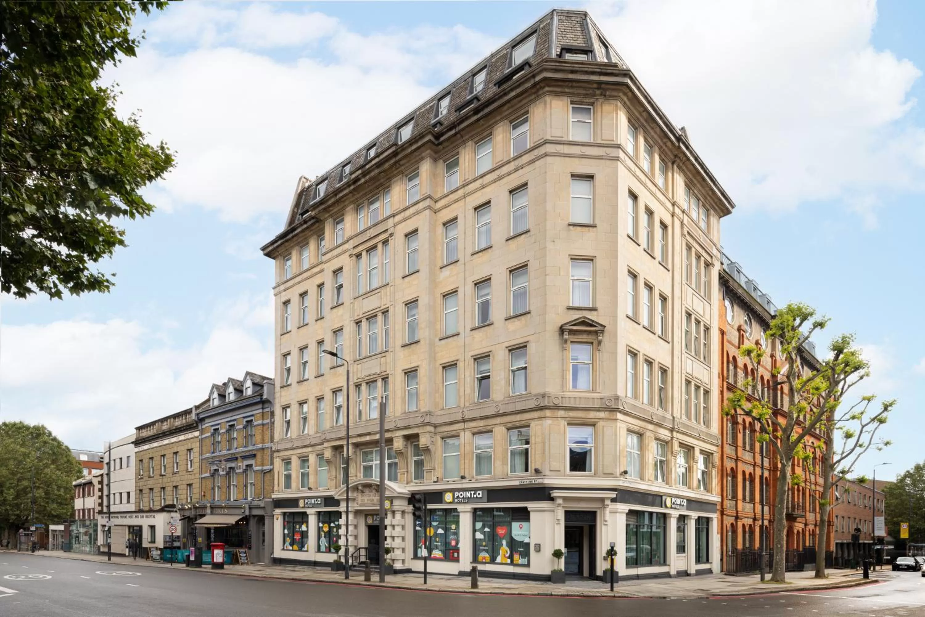 Property building in Point A Hotel London Kings Cross – St Pancras