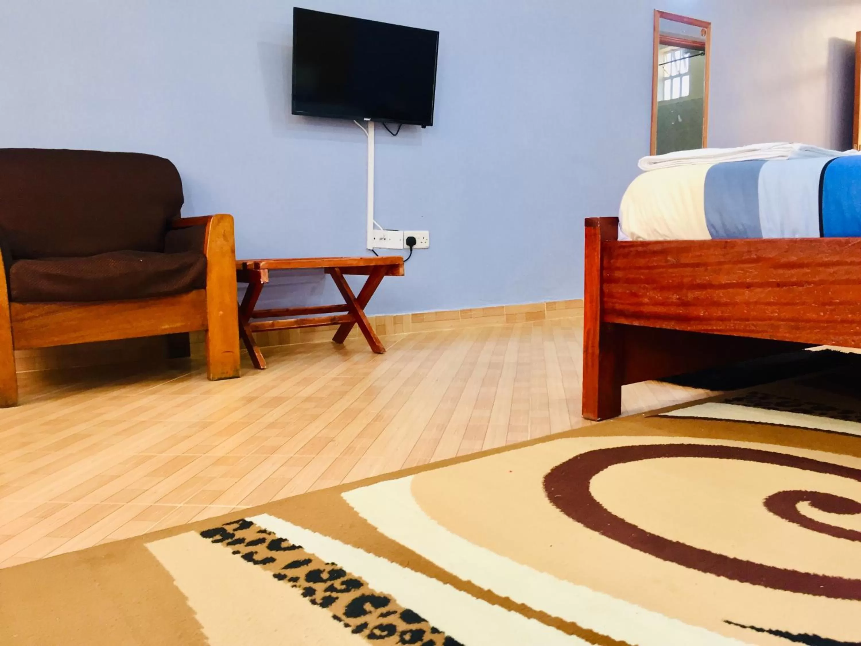 Bed in Vienna Woods Hotel Nakuru