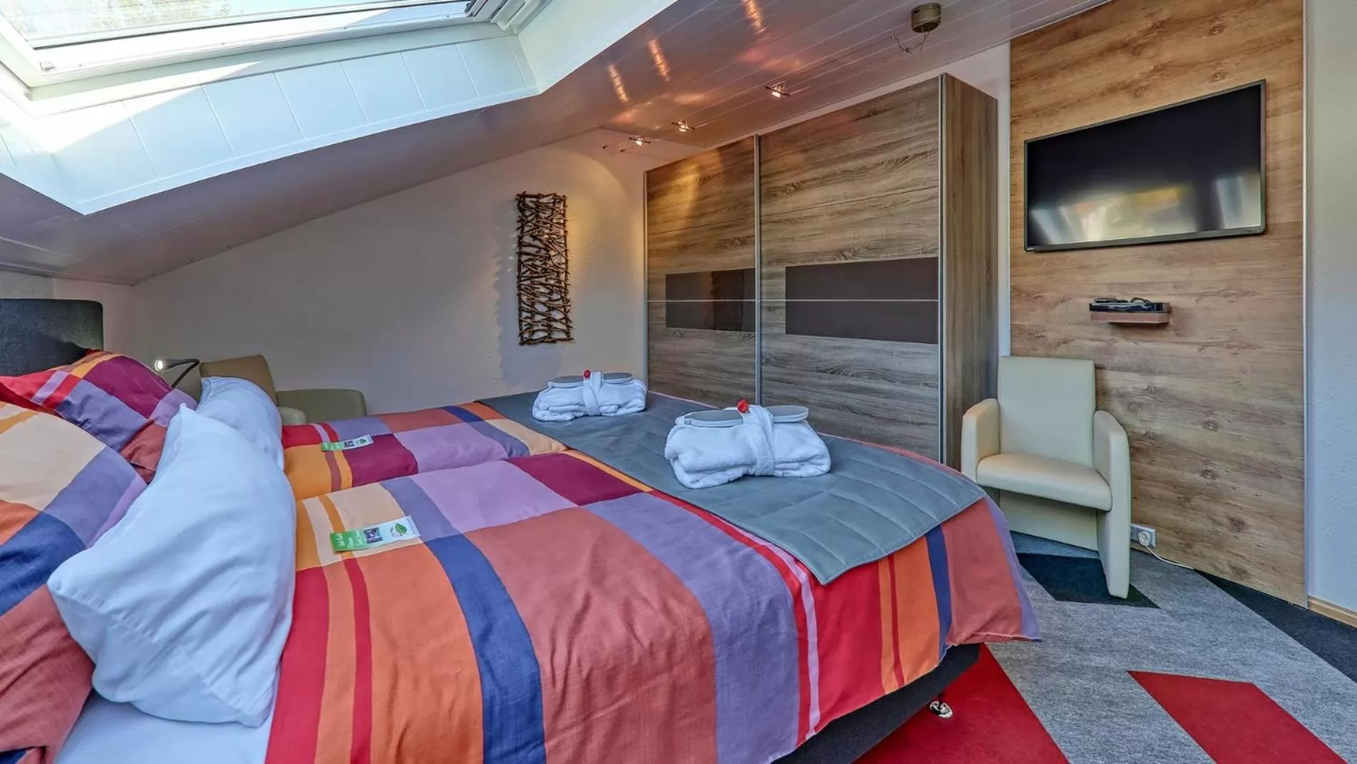 Bedroom, Bed in Suit' & Frühstück Zum Latschen - Adults Only