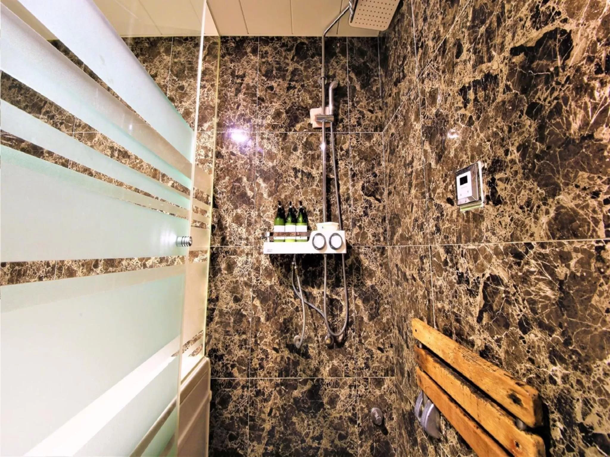 Shower in Elysee Hotel