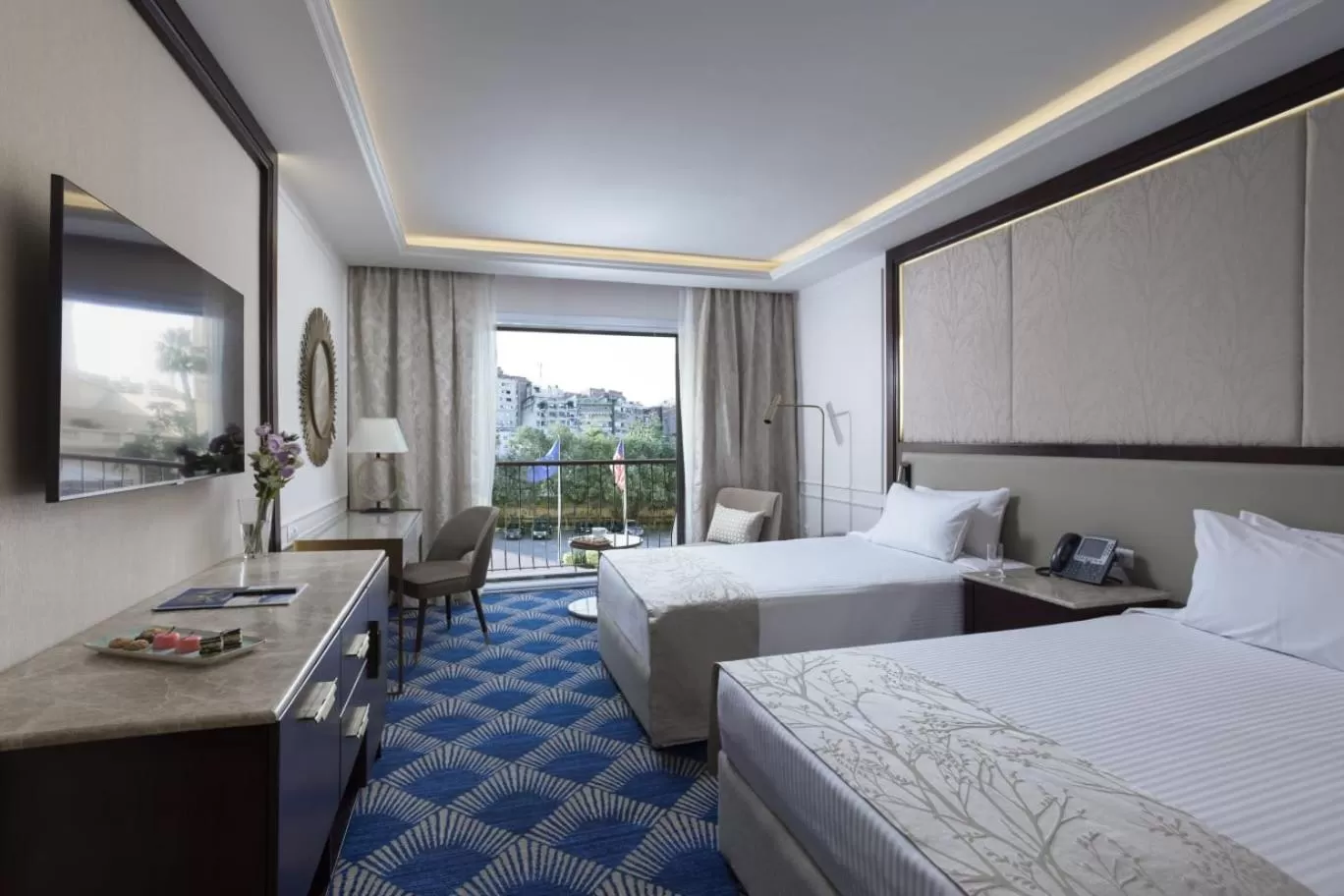 Bed in Concorde El Salam Cairo Hotel & Casino