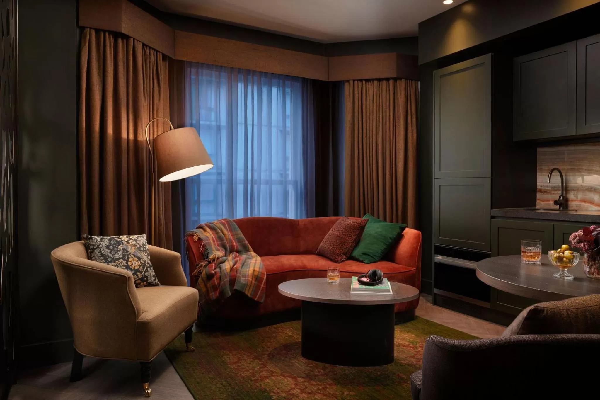 Living room in The Other House South Kensington