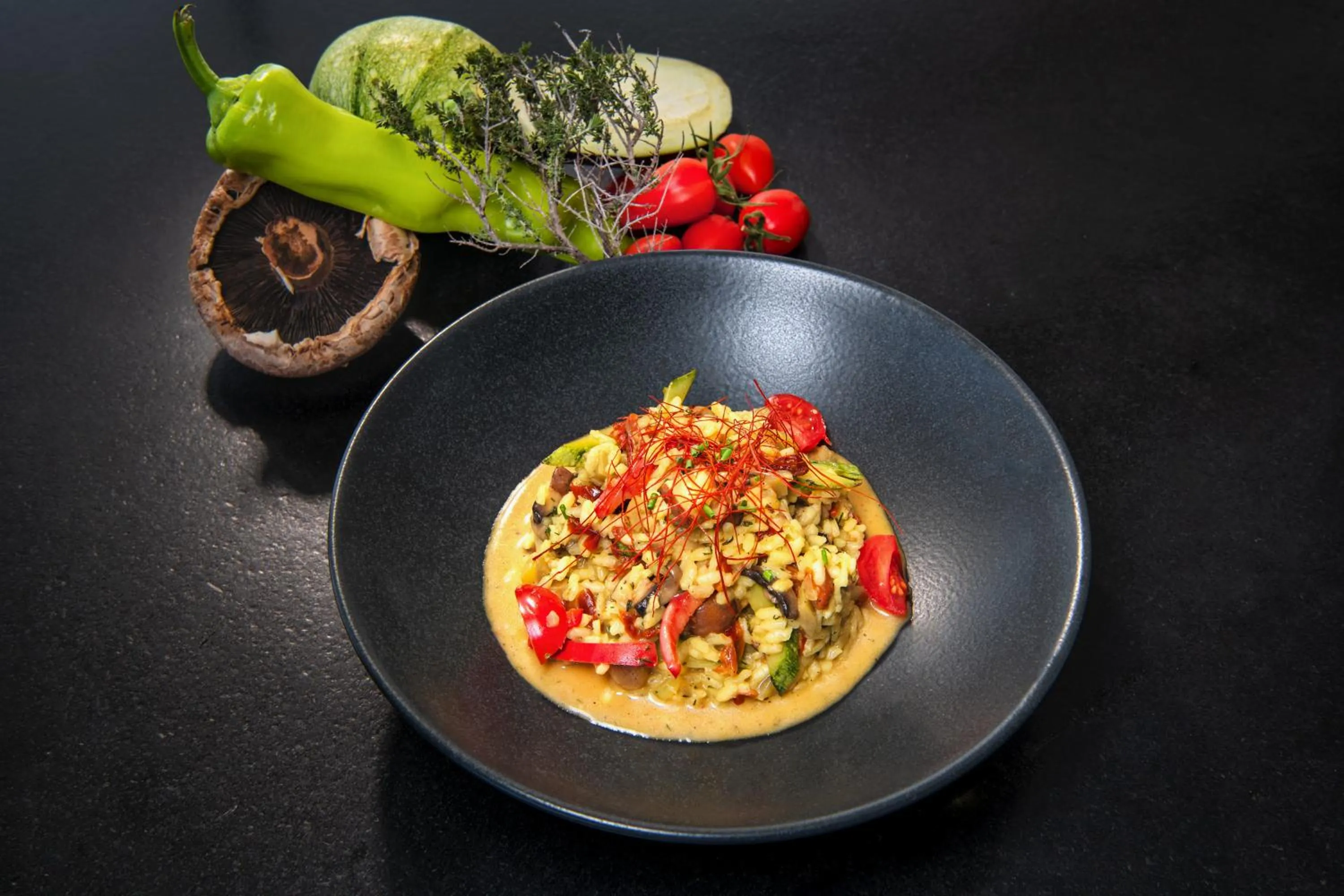 Food close-up in San Marino Suites by Calm Collection