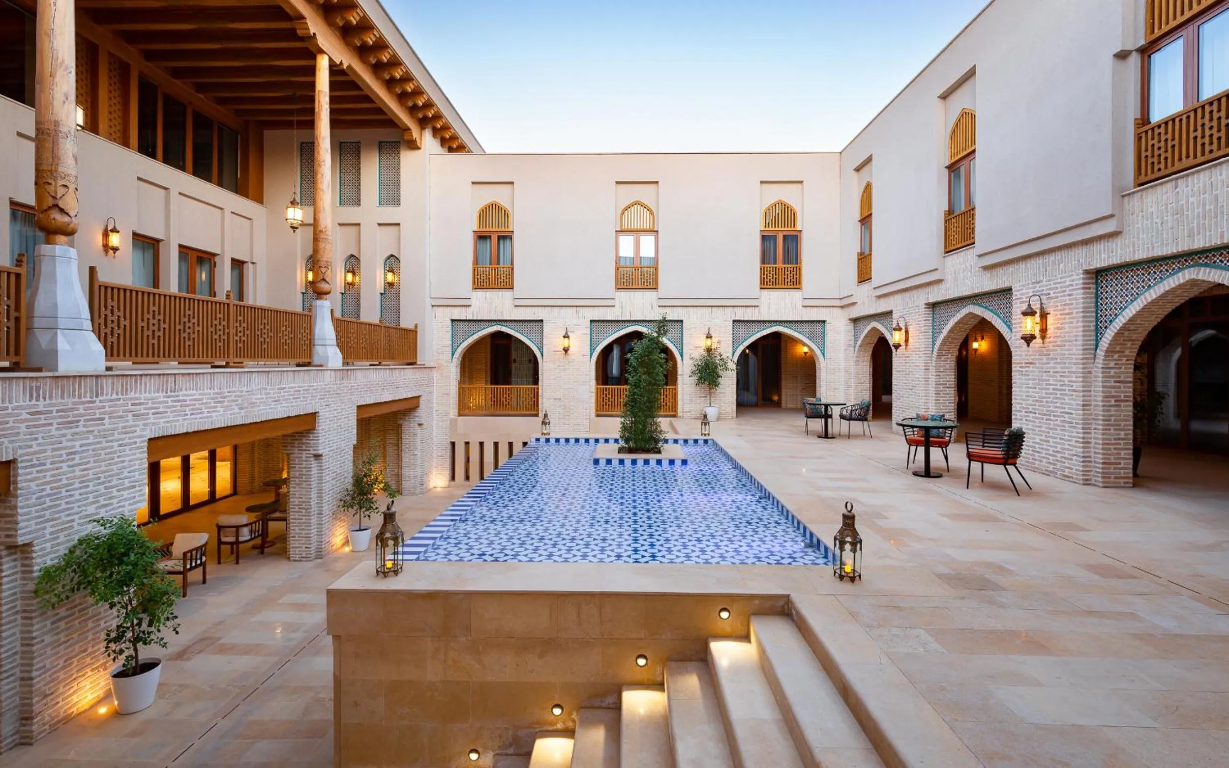 Patio in Mercure Bukhara Old Town