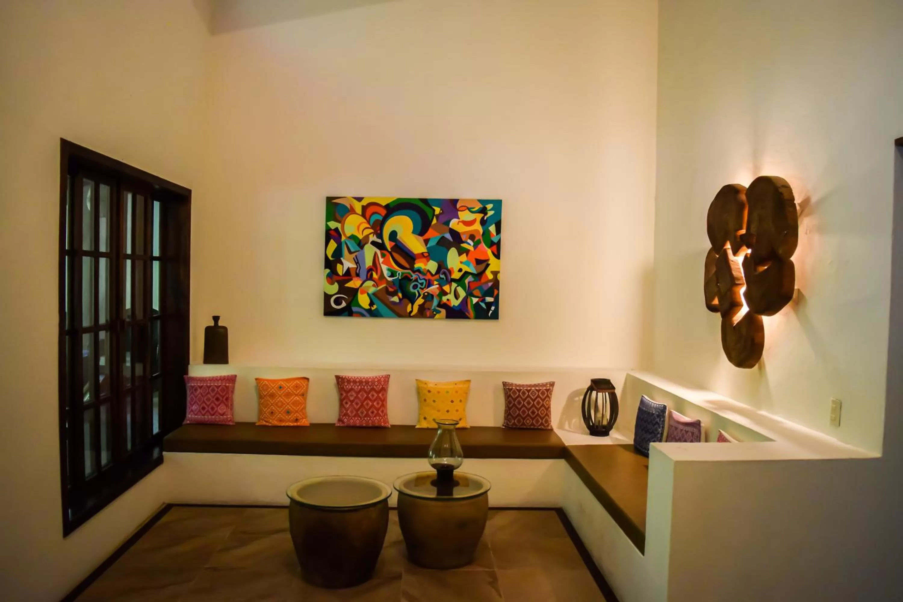 Seating Area in Hotel Maya Bell