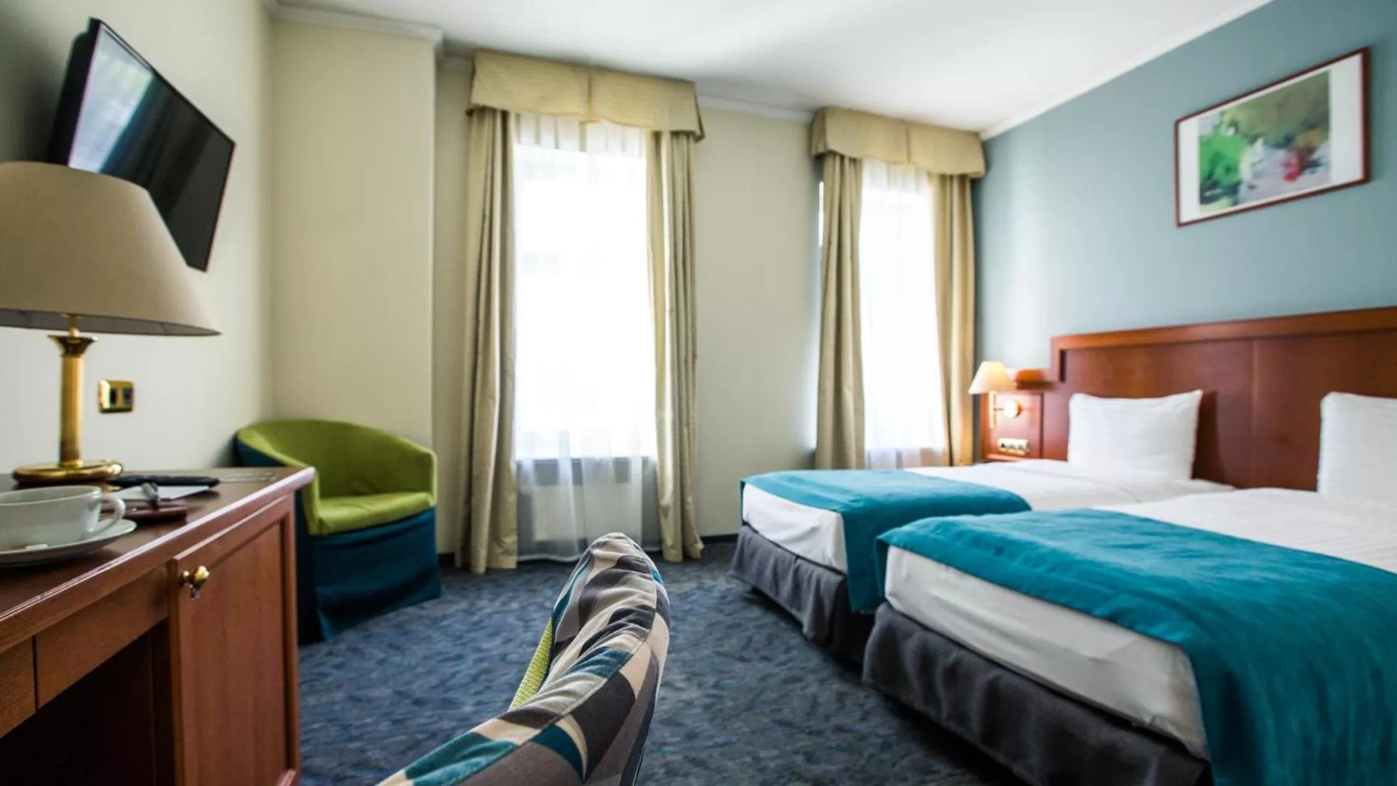 Photo of the whole room, Bed in Hestia Hotel Jugend