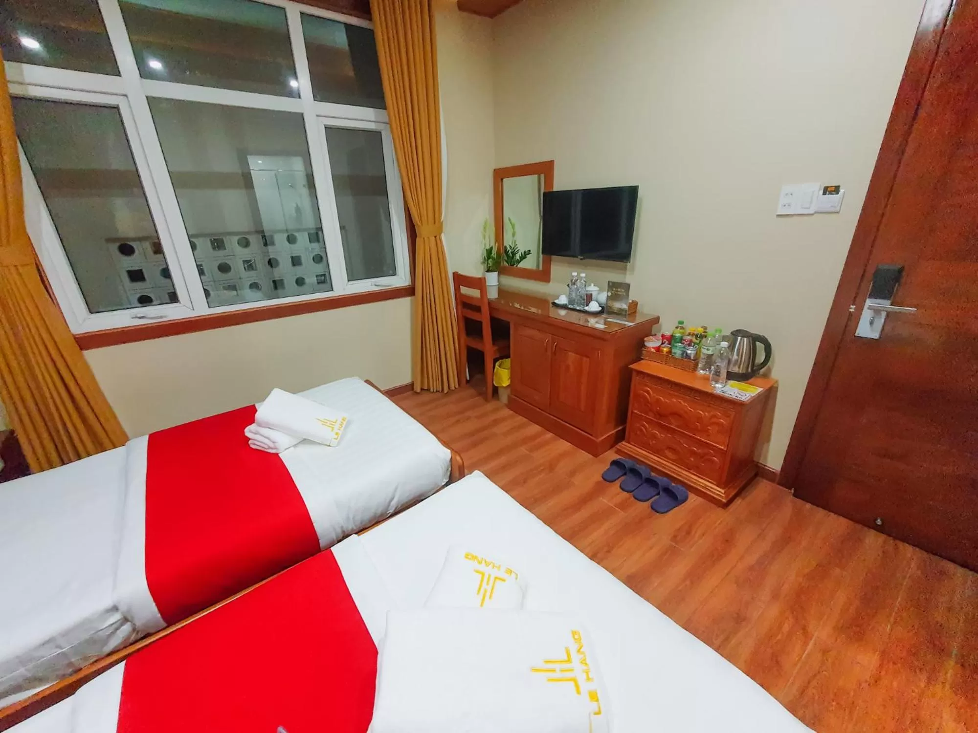 Bed in LEHA Saigon Hotel Airport