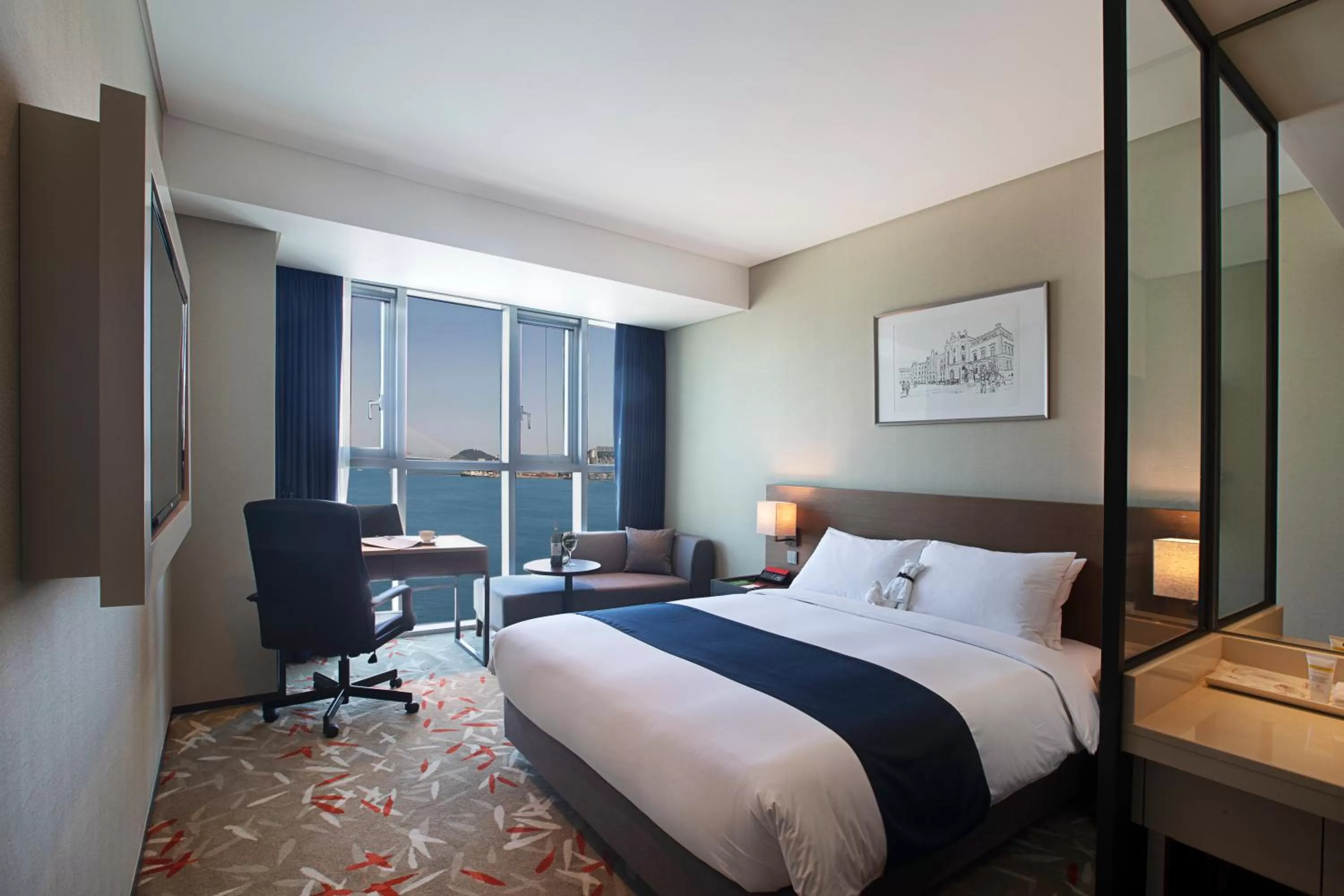 Bed in ASTI Hotel Busan Station