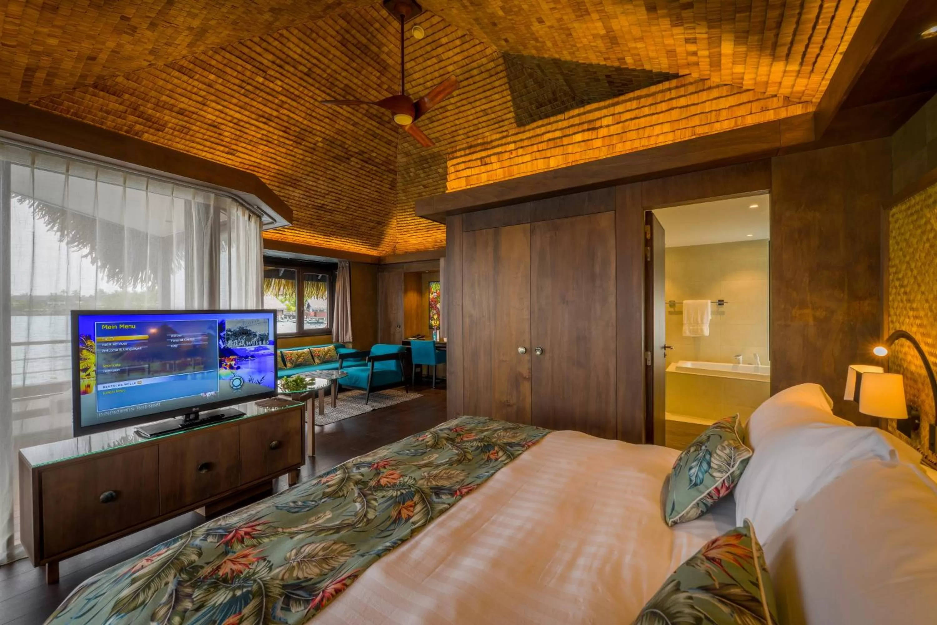 Bed in InterContinental Tahiti Resort & Spa by IHG