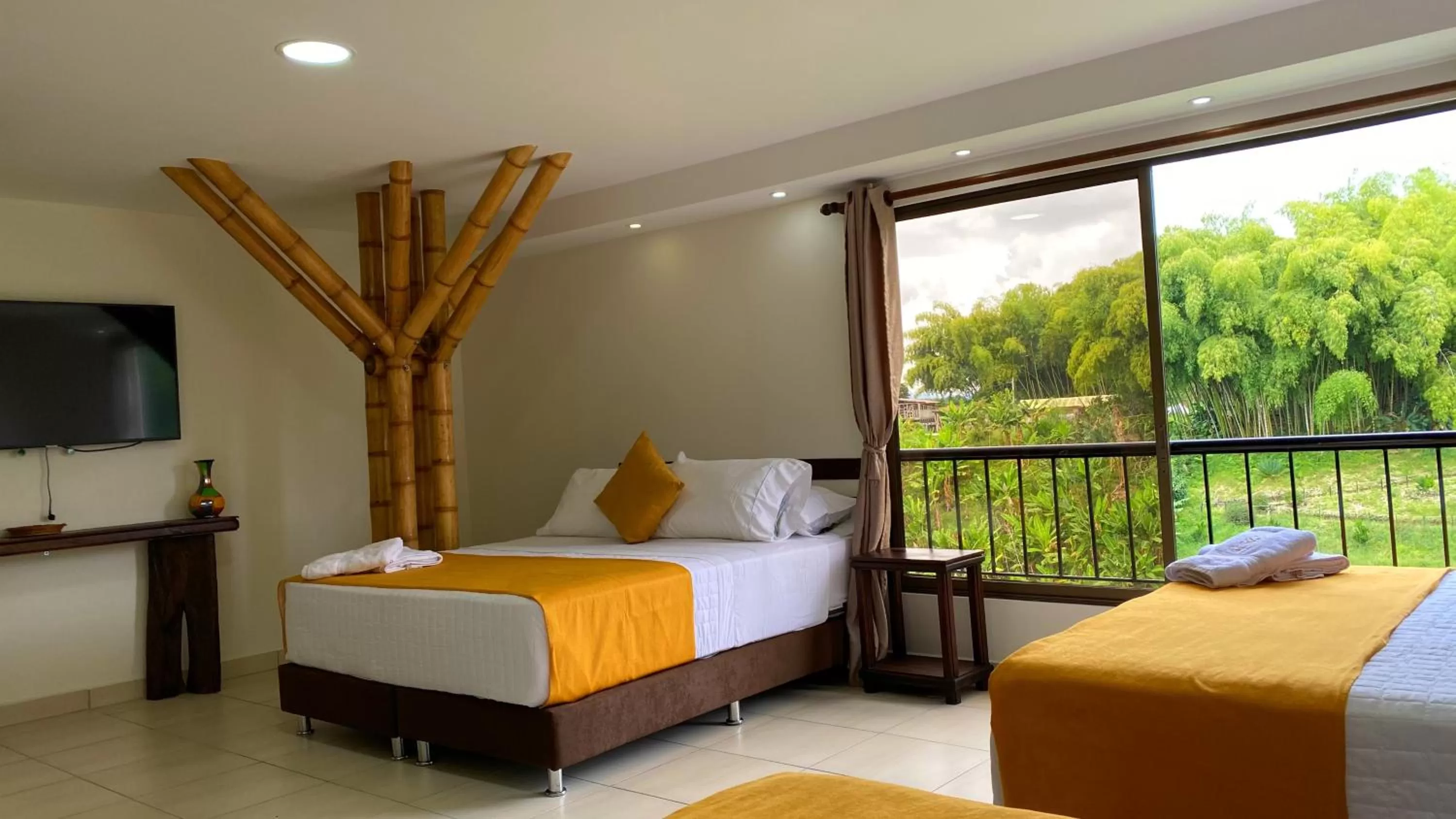 TV and multimedia, Bed in La Victoria Hotel Campestre