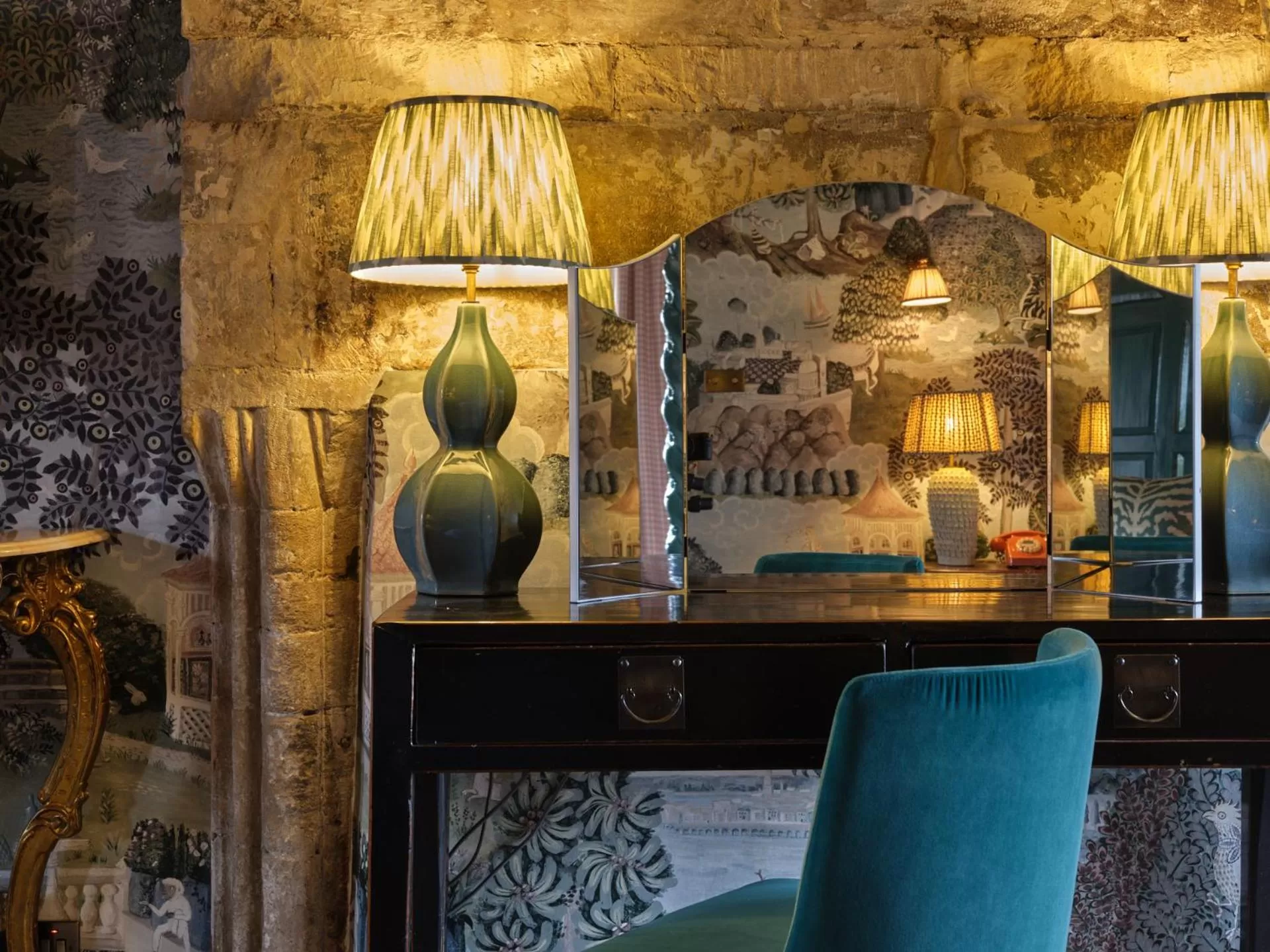 Bedroom in Old Bell Hotel