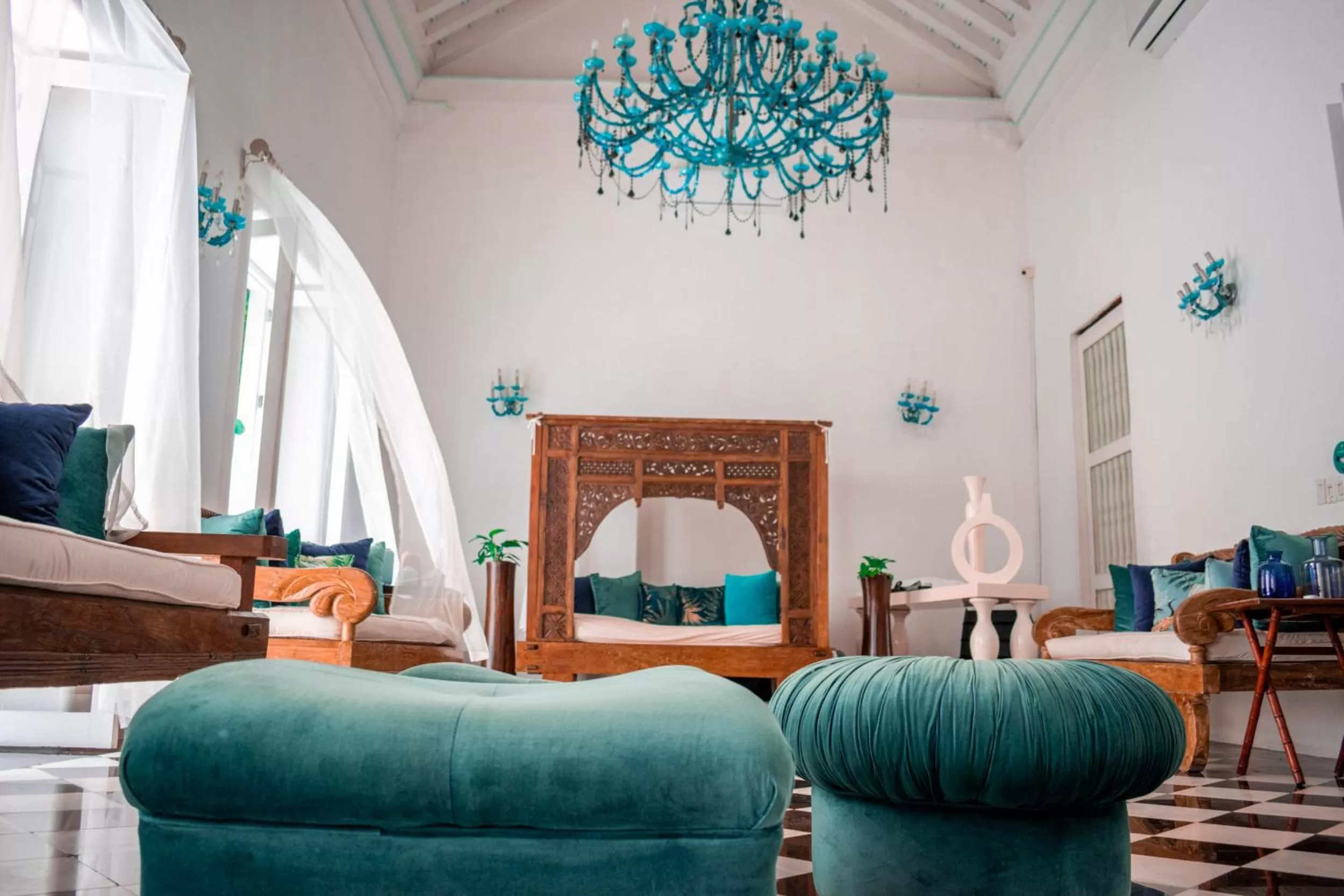 Living room in Hotel Aguamarina Boutique