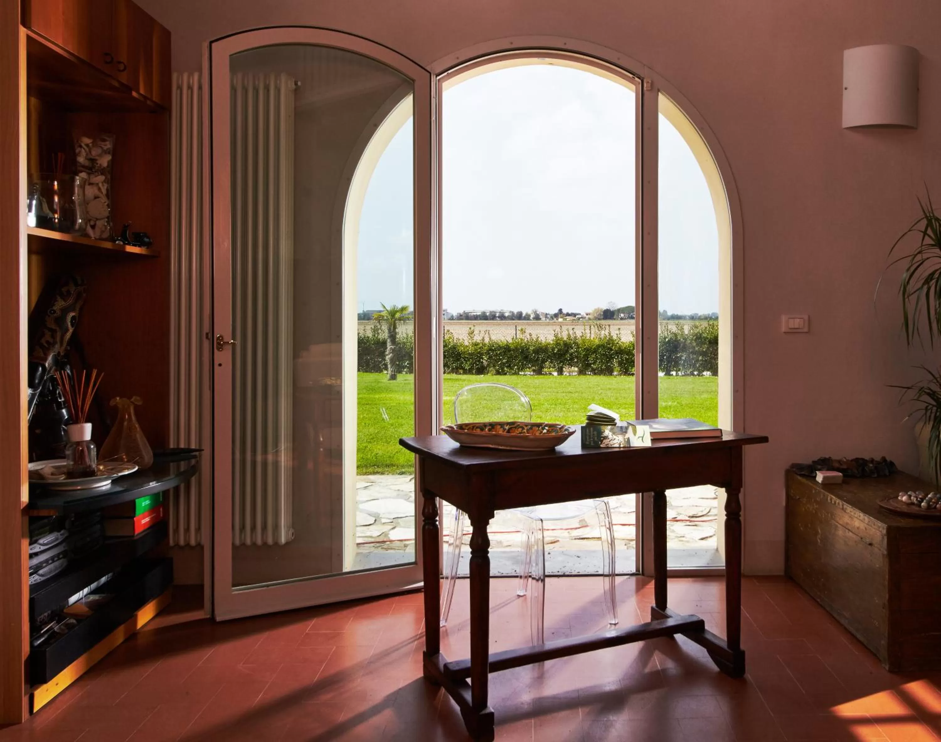 Communal lounge/ TV room in Cascina Canova