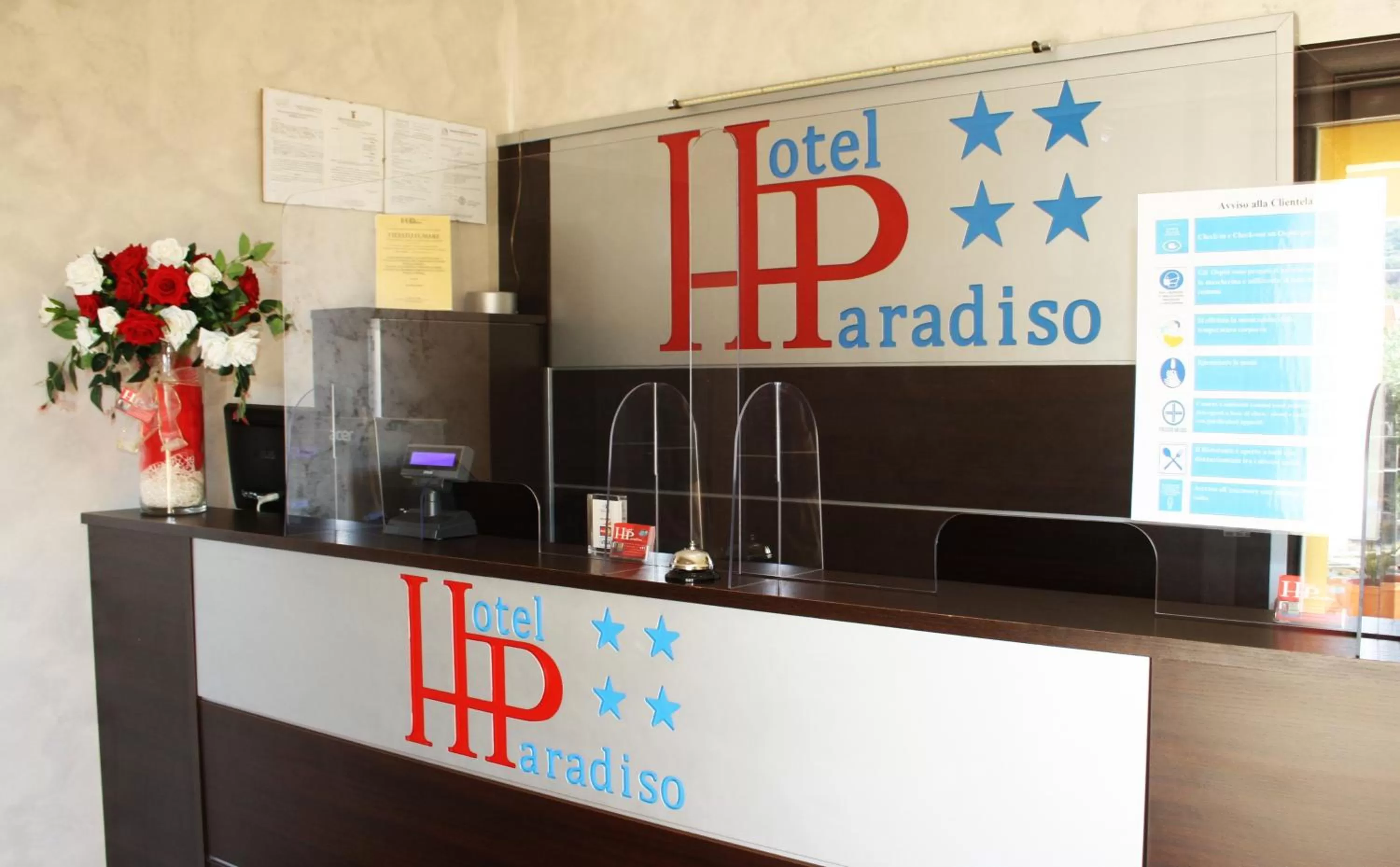 Lobby or reception in Hotel Paradiso