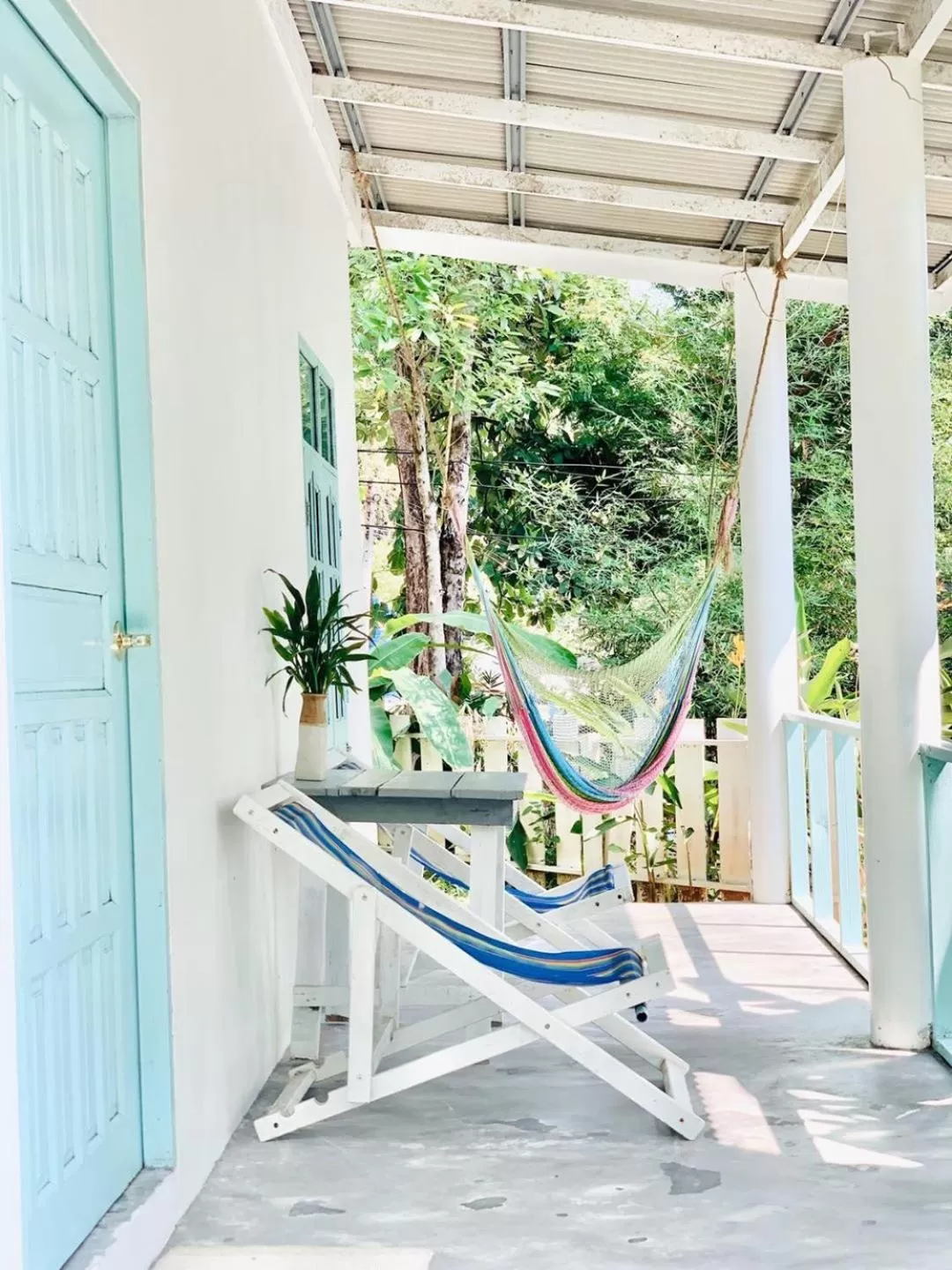 Patio in Indie Beach Bungalows