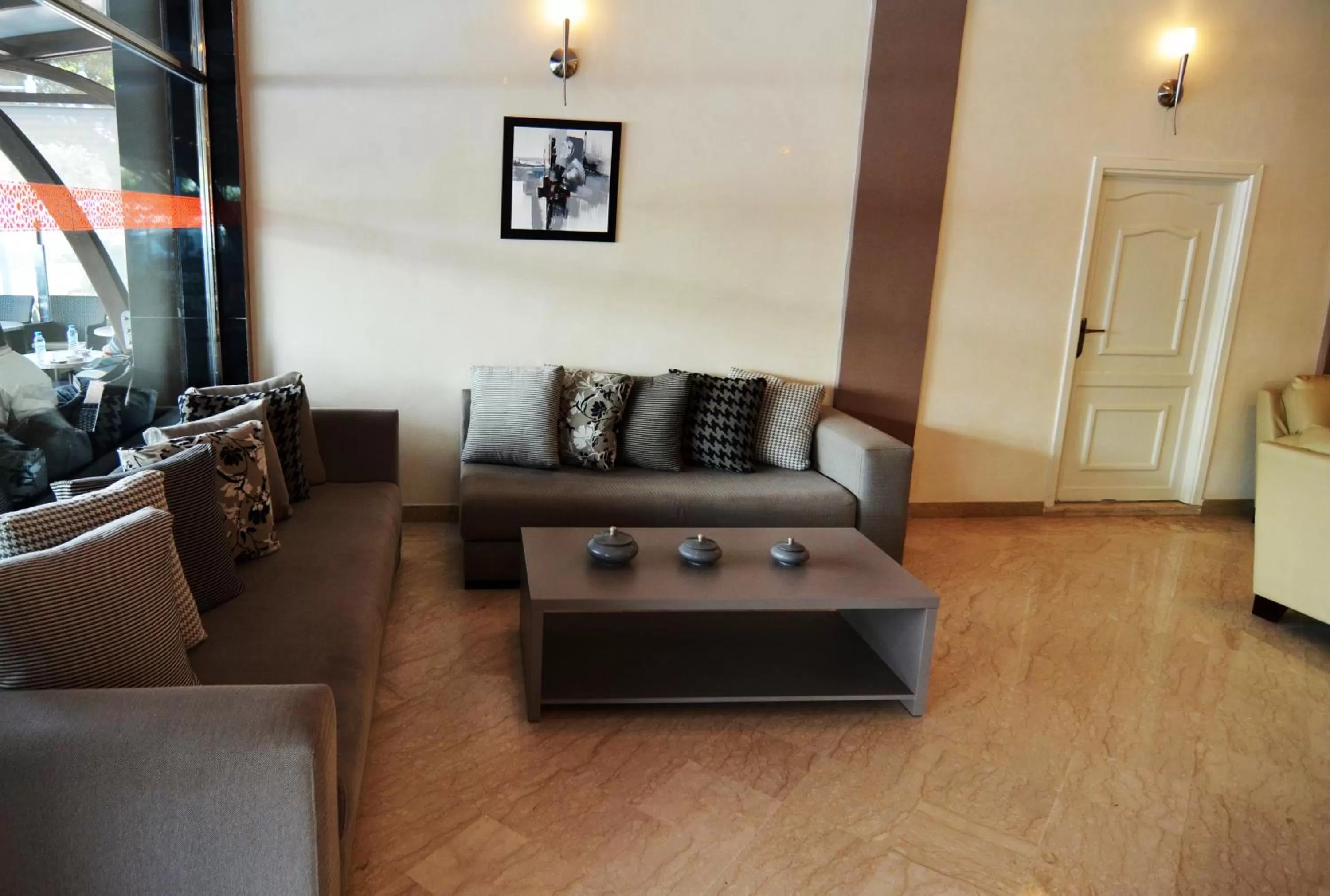 Living room in Résidence Hotelière Fleurie