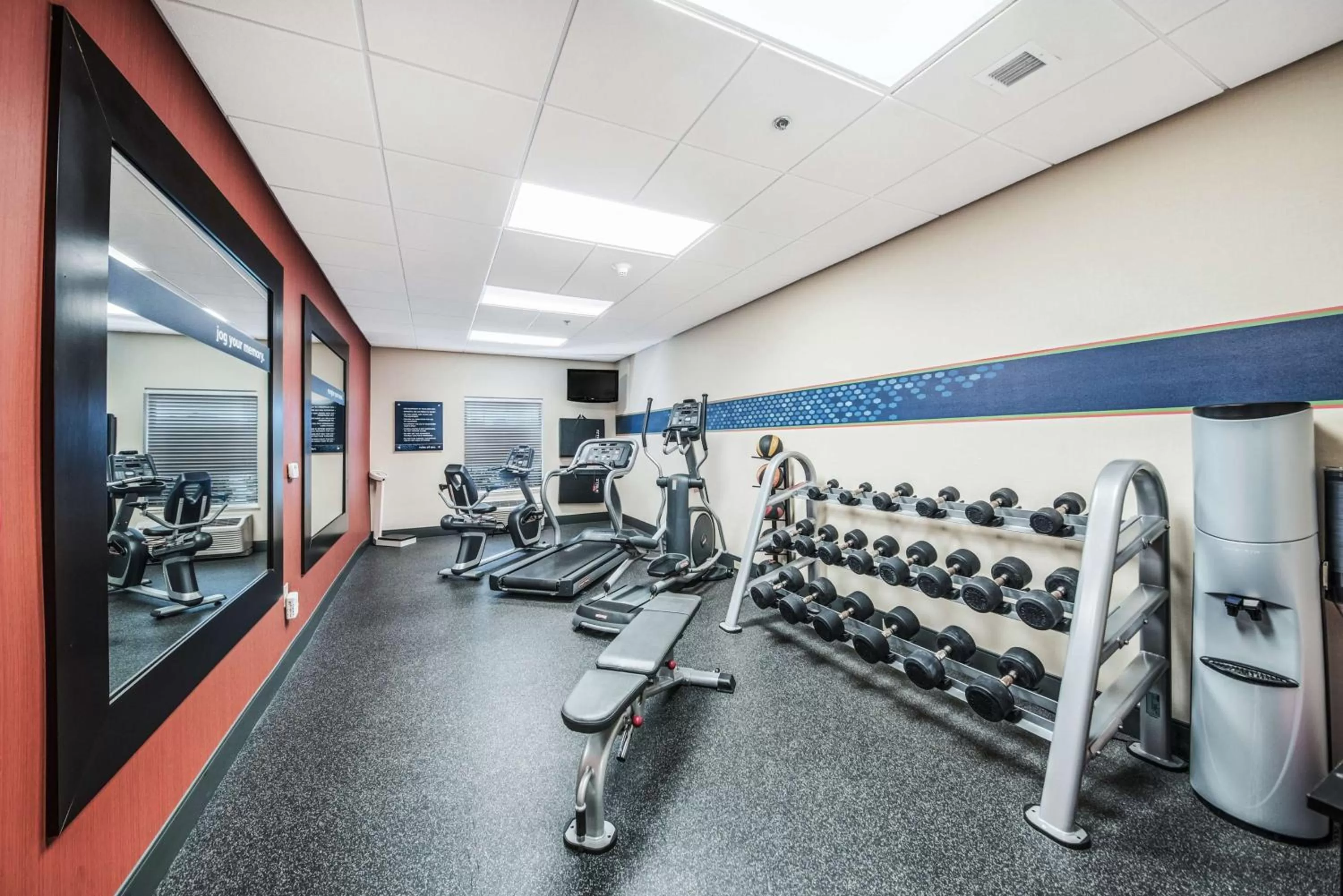 Fitness centre/facilities in Hampton Inn Greenfield