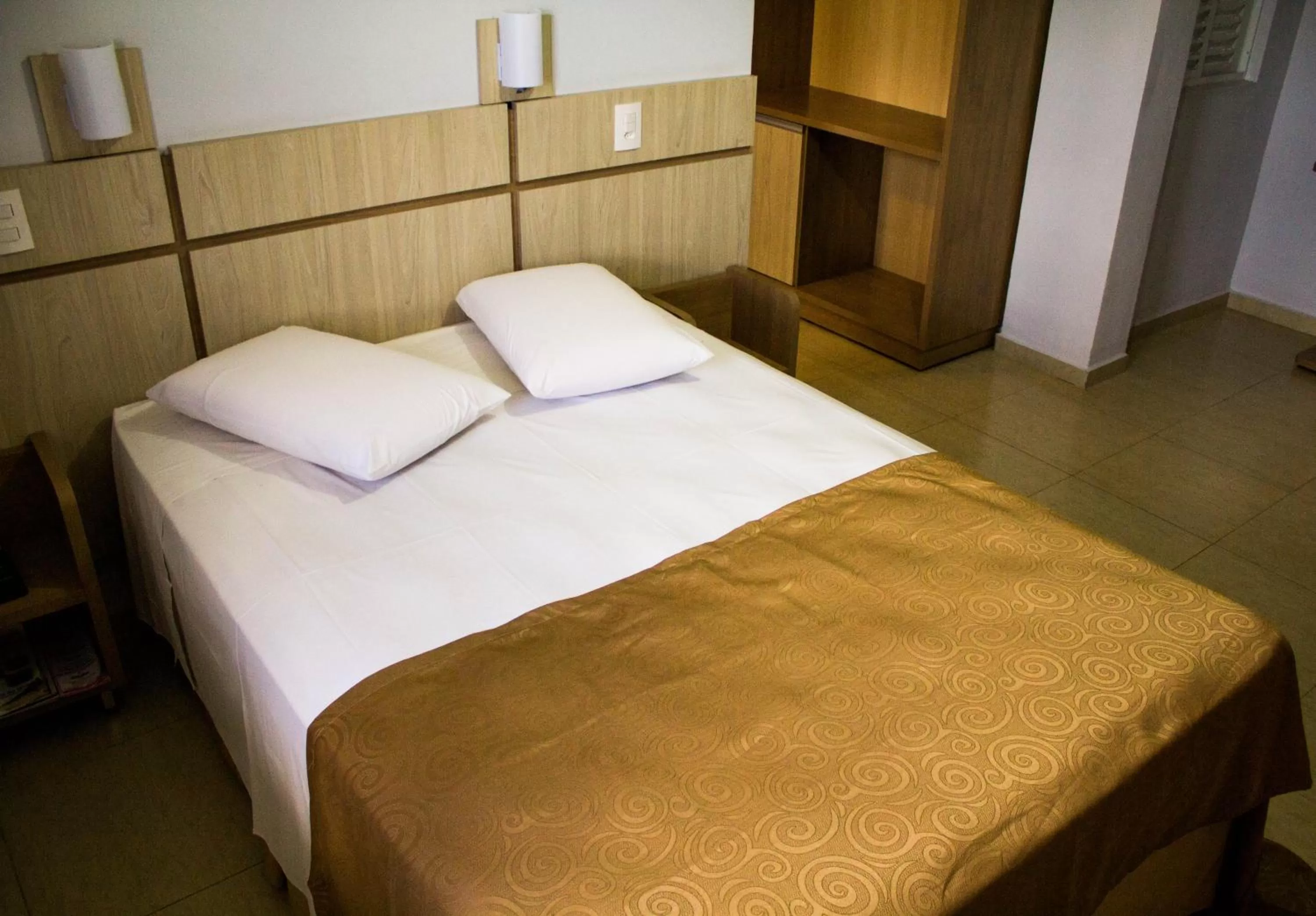 Bed in Hotel Baviera Iguassu