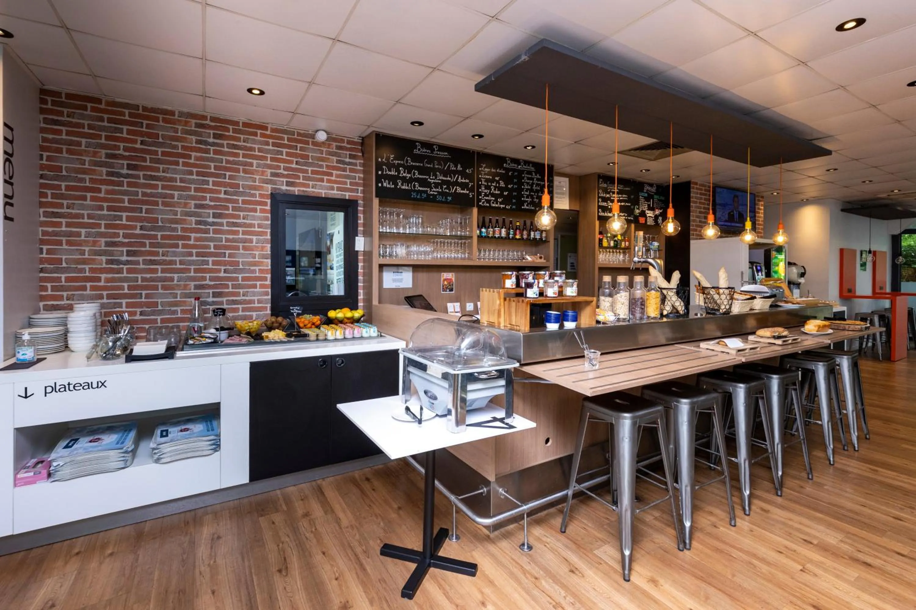 Buffet breakfast in Kyriad Paris Ouest - Colombes