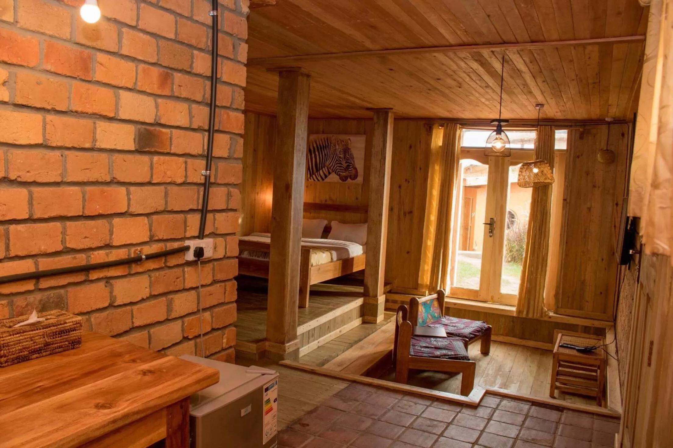 Bed in Nile Front Cottages