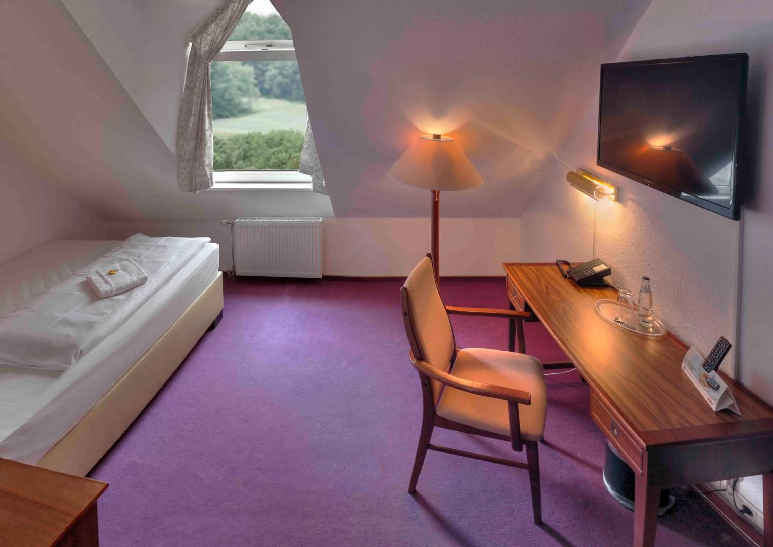 Bed in Hotel Gut Funkenhof