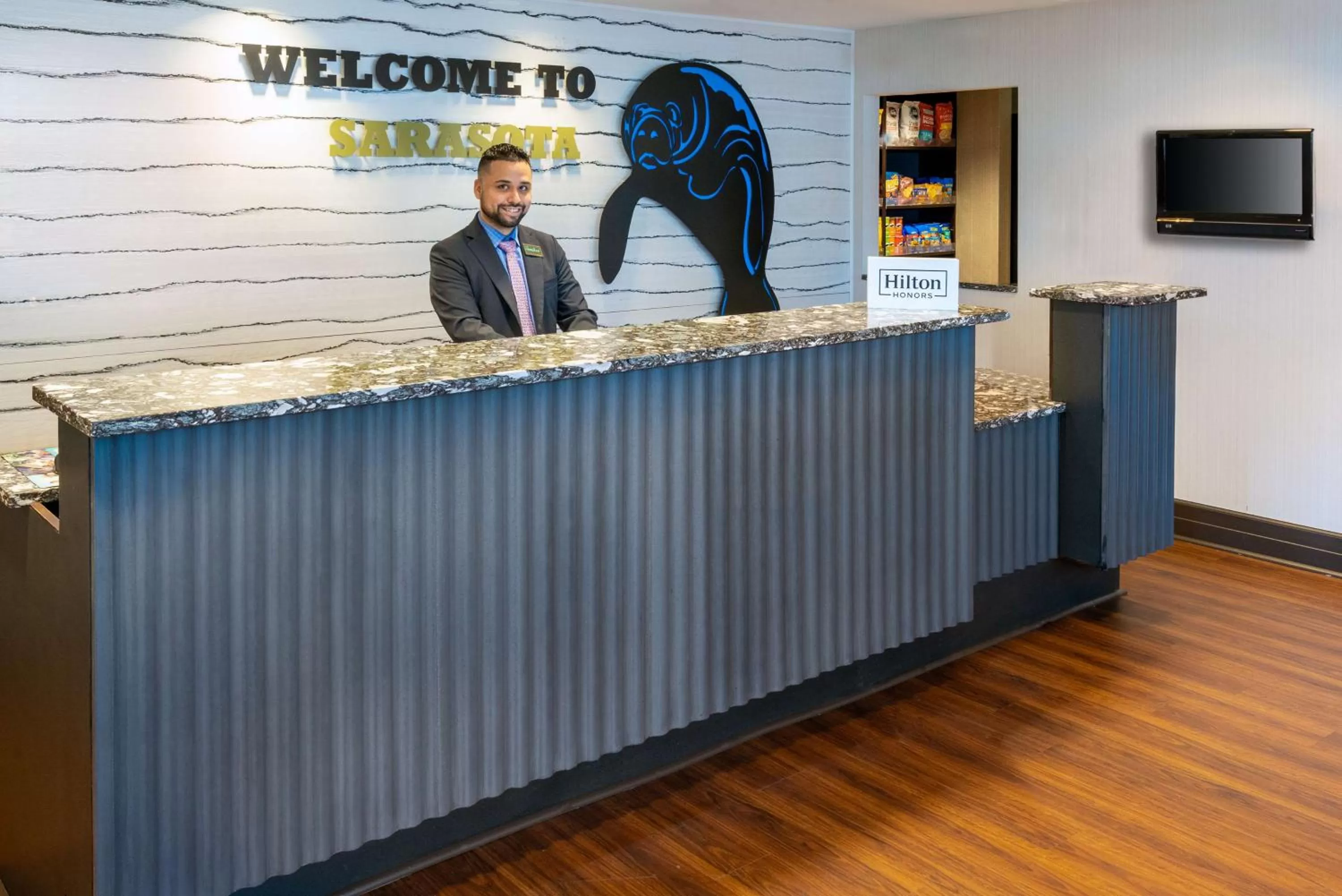 Lobby or reception in Hampton Inn and Suites Sarasota/Lakewood Ranch
