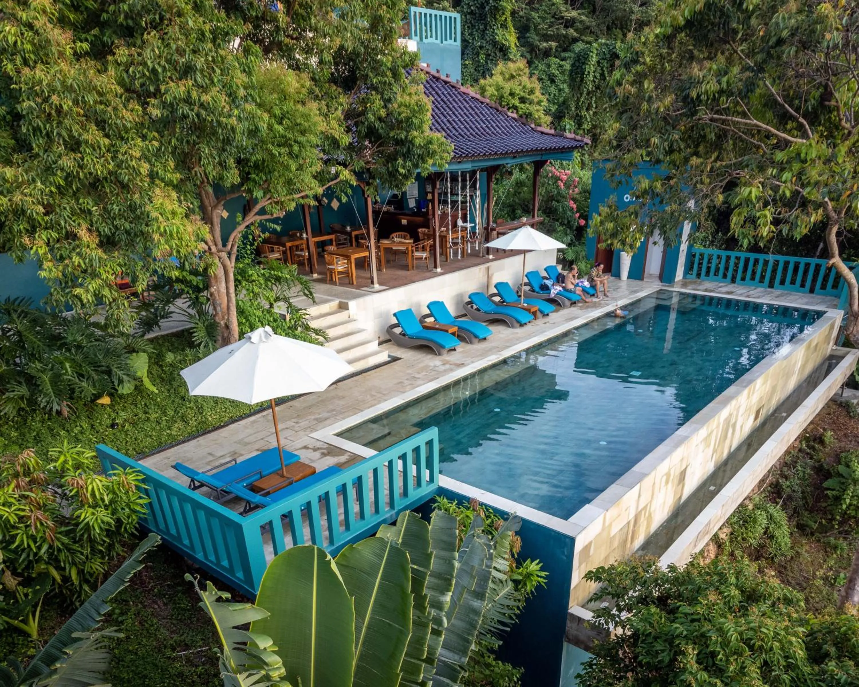 Garden view in Karuna El Nido Villas