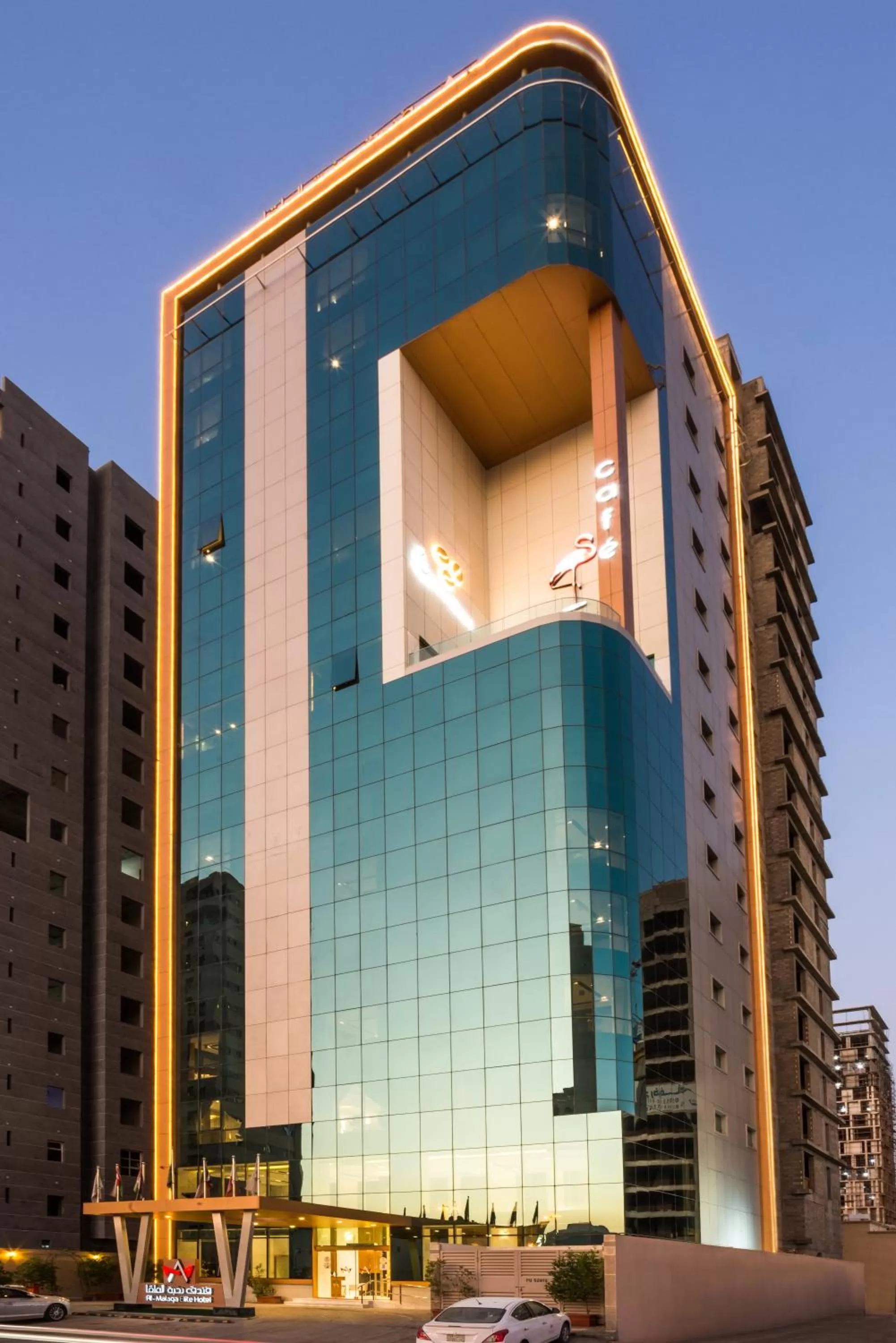 Property building in Al Malqa Elite Hotel