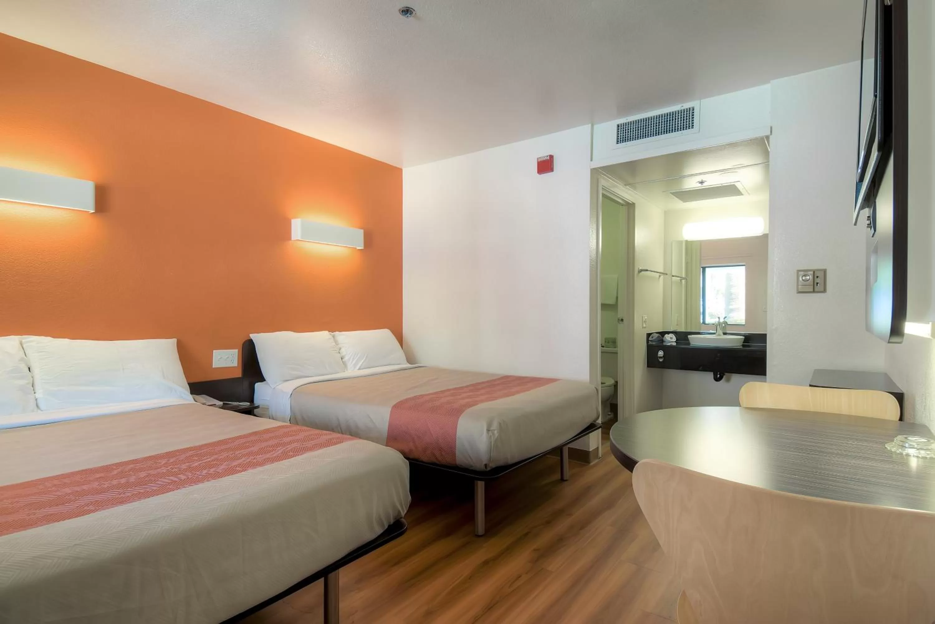 Bed in Motel 6-Palm Springs, CA - Downtown