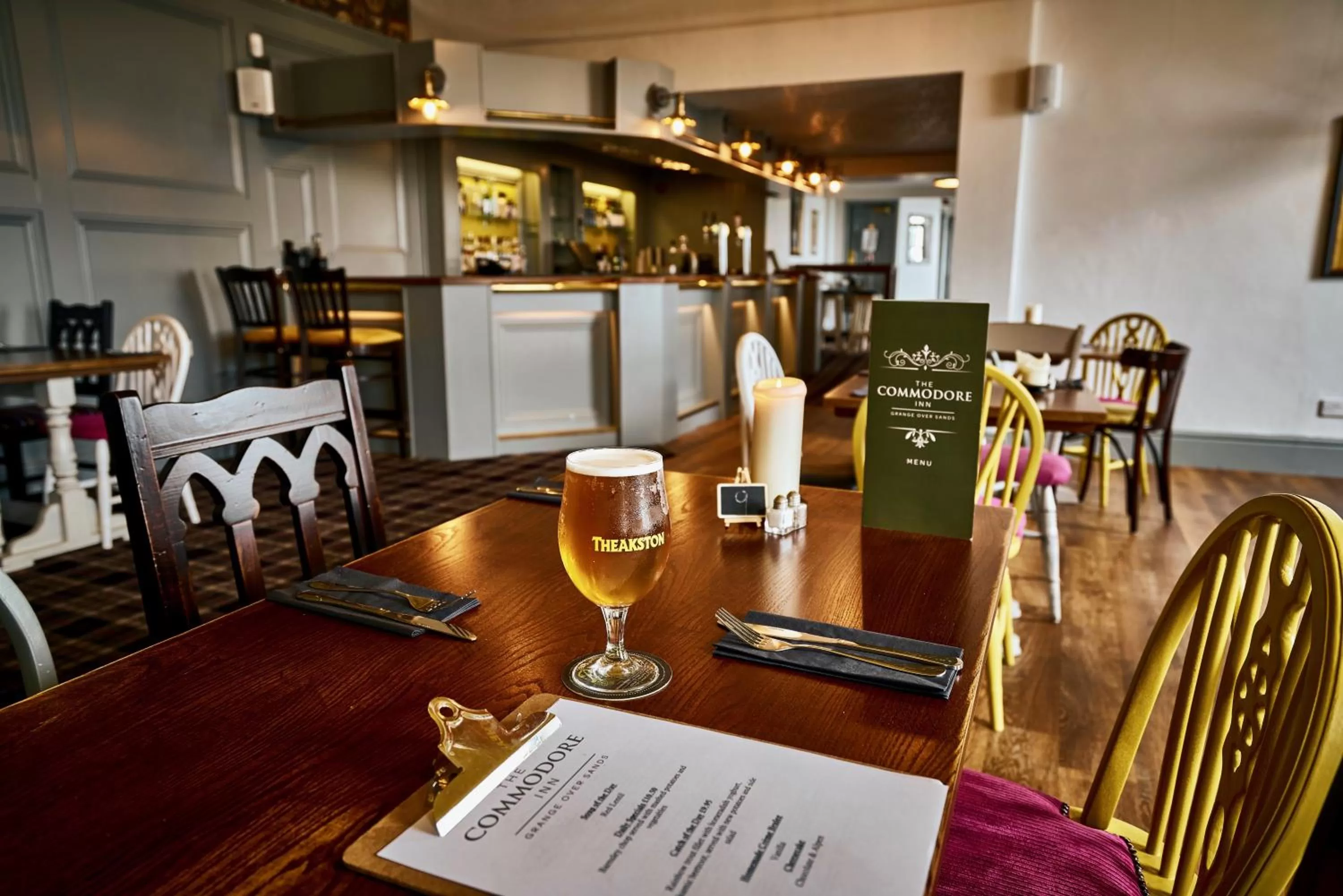 Dining area in The Commodore Inn