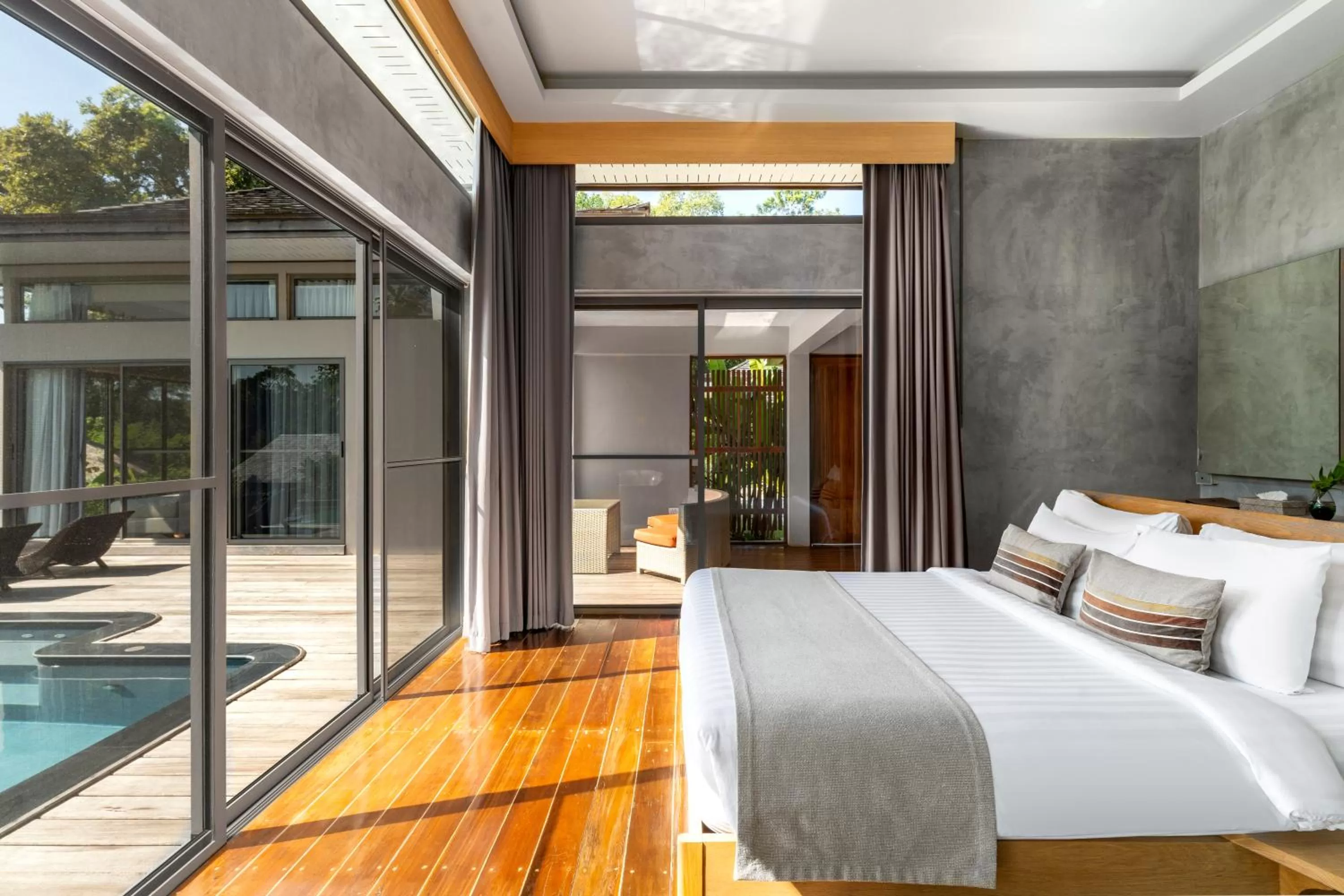 Bed in The Beach Natural Resort Koh Kood