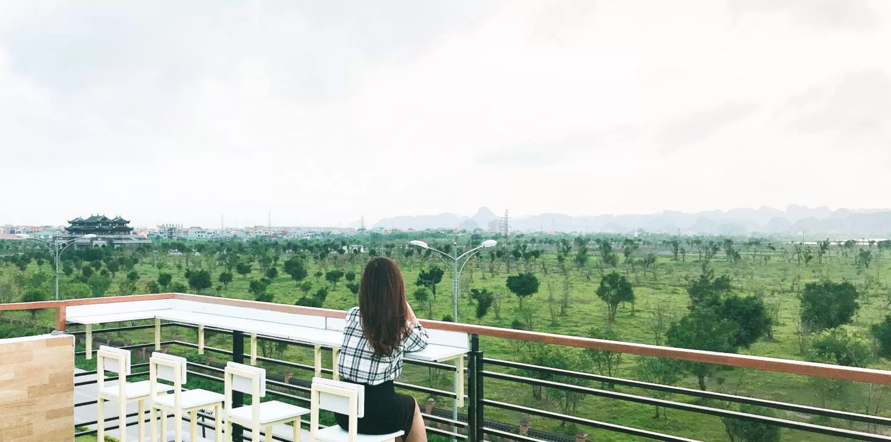 Garden in Trang An Ao Dai Homestay