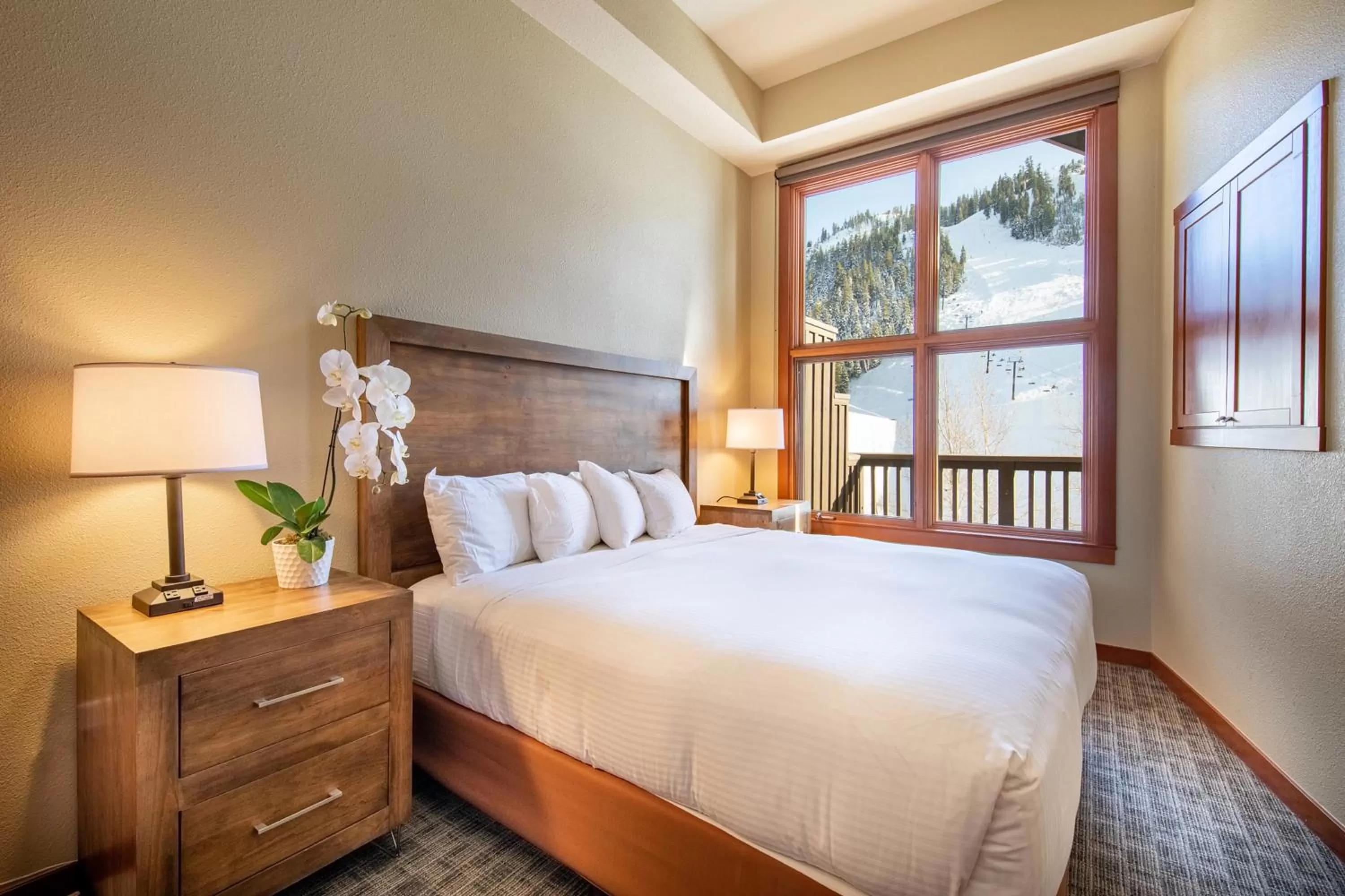 Bed in The Village at Palisades Tahoe