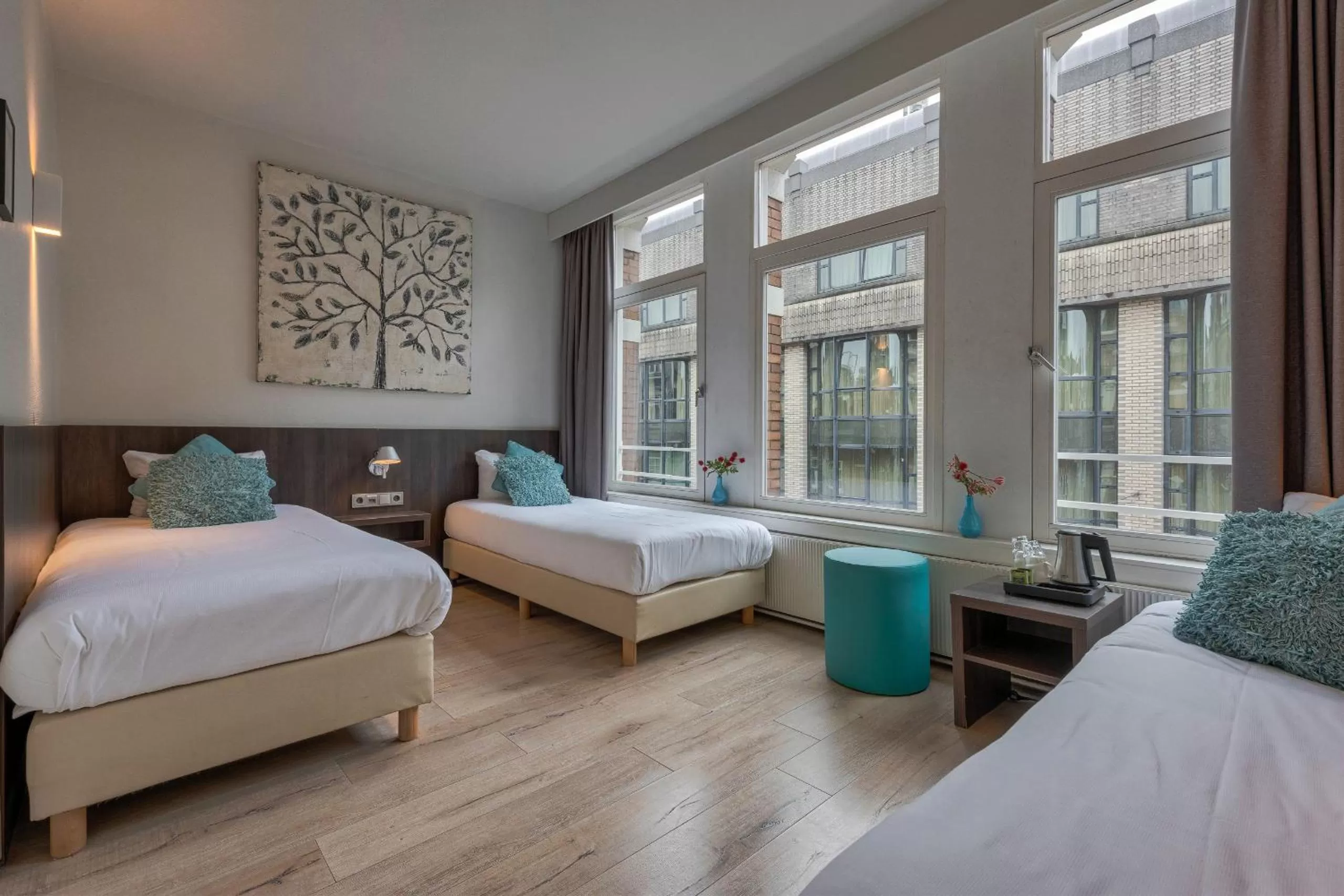 Bed in Hotel Damsquare