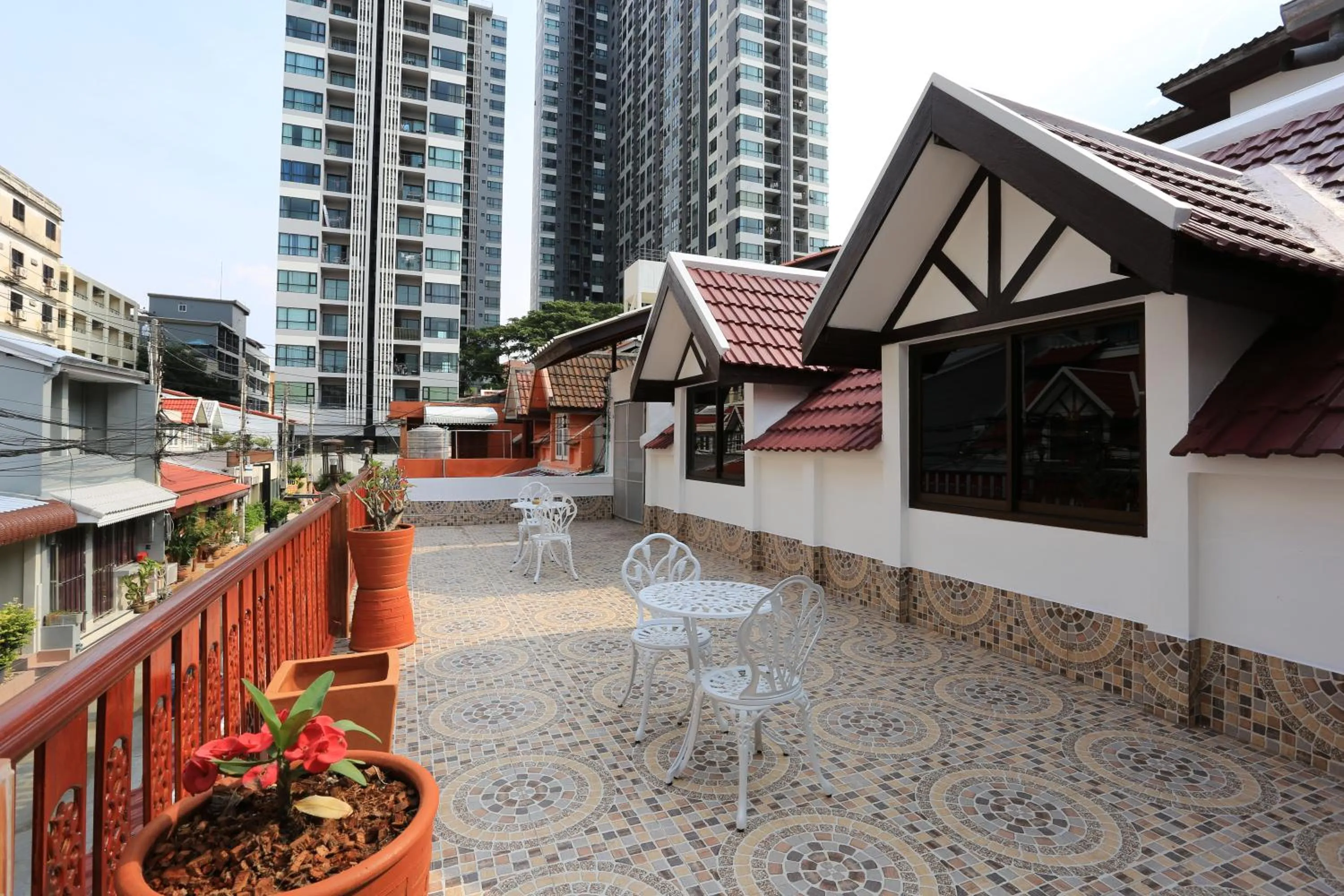 Balcony/Terrace in The Siam Guest House - SHA Extra Plus