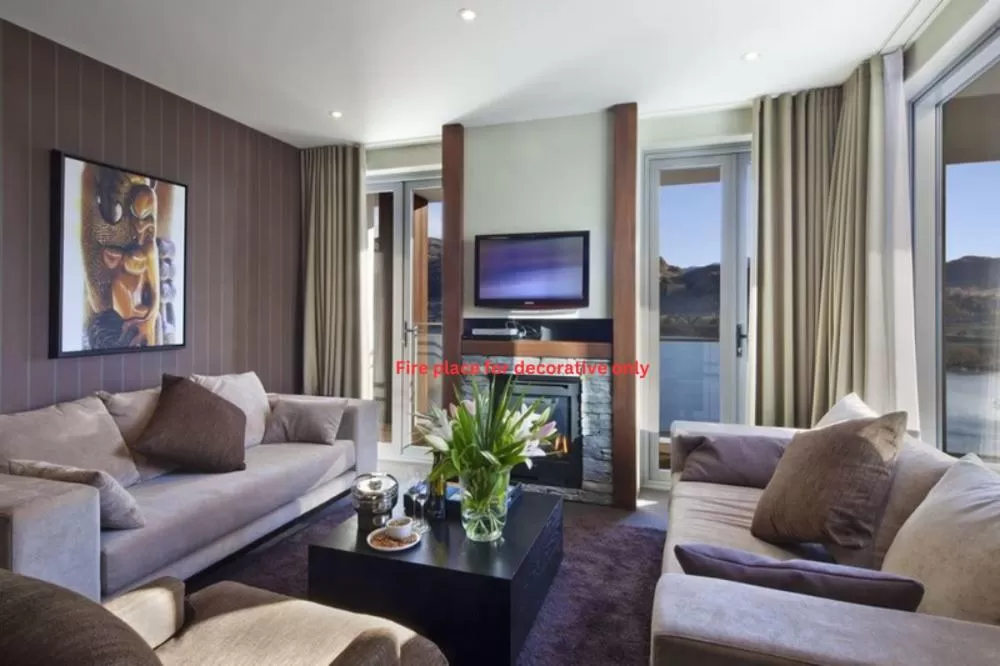 Living room in Queenstown Village Apartments