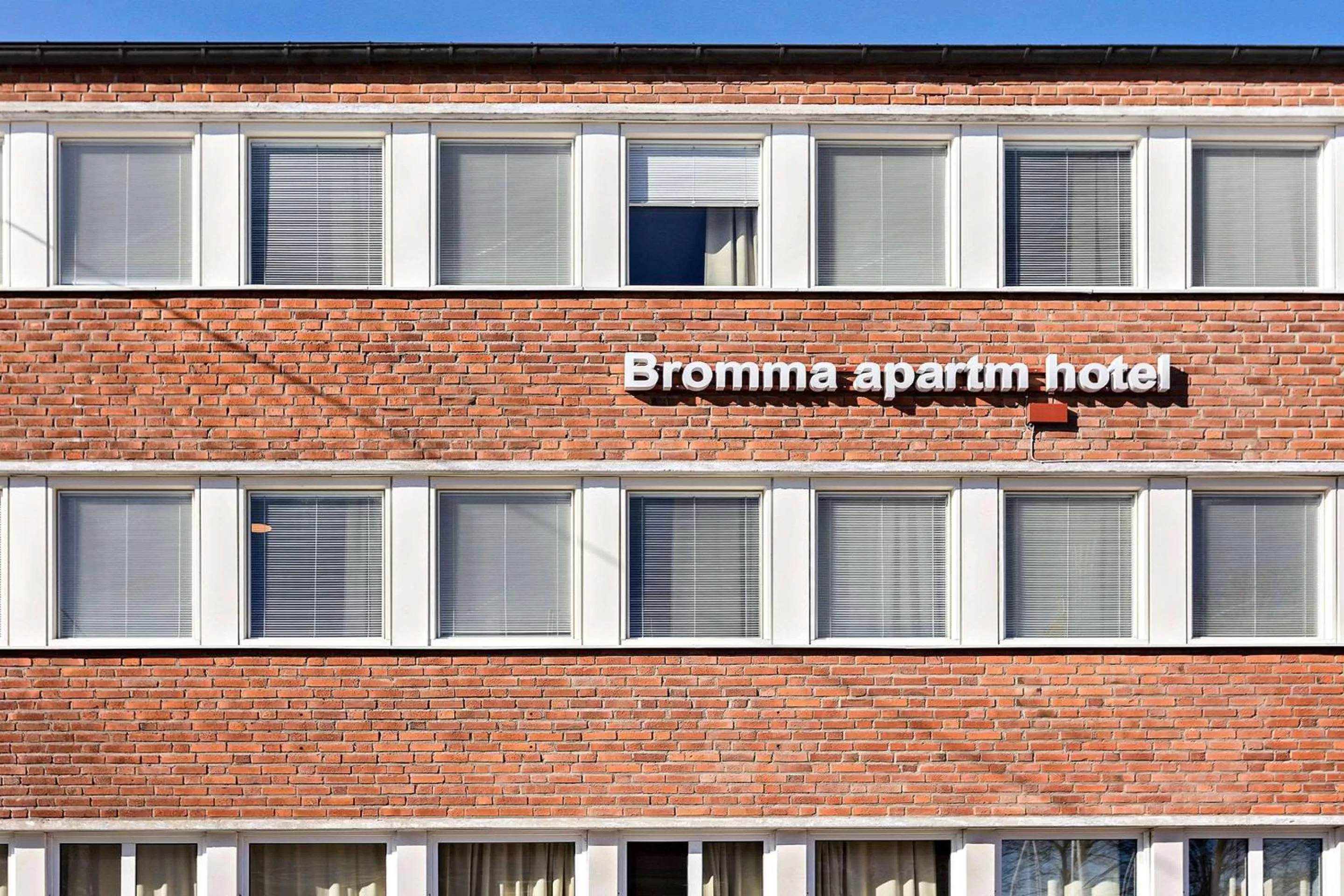 Property building in Sure Hotel Studio by Best Western Bromma