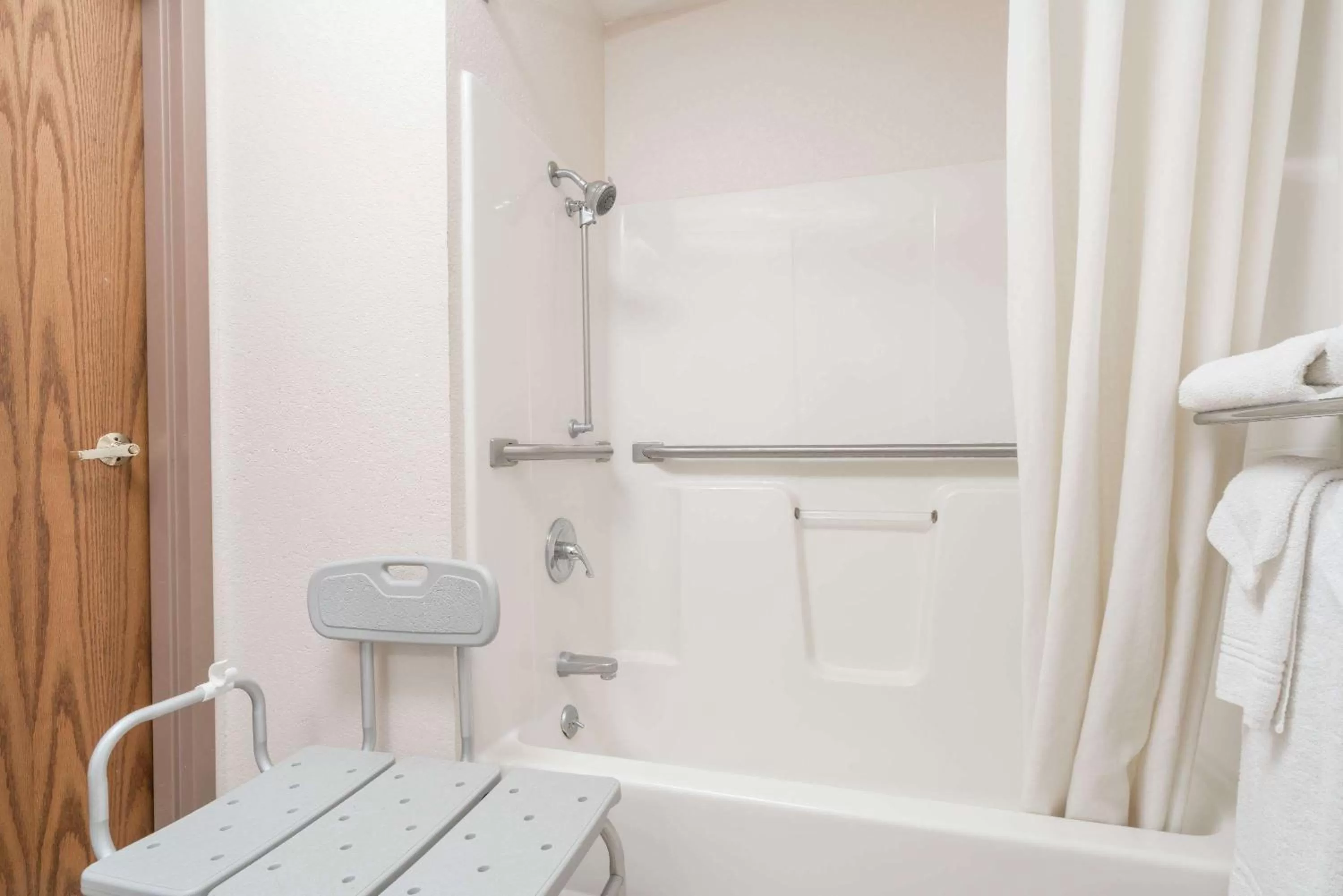 Bathroom in Super 8 by Wyndham Sheldon