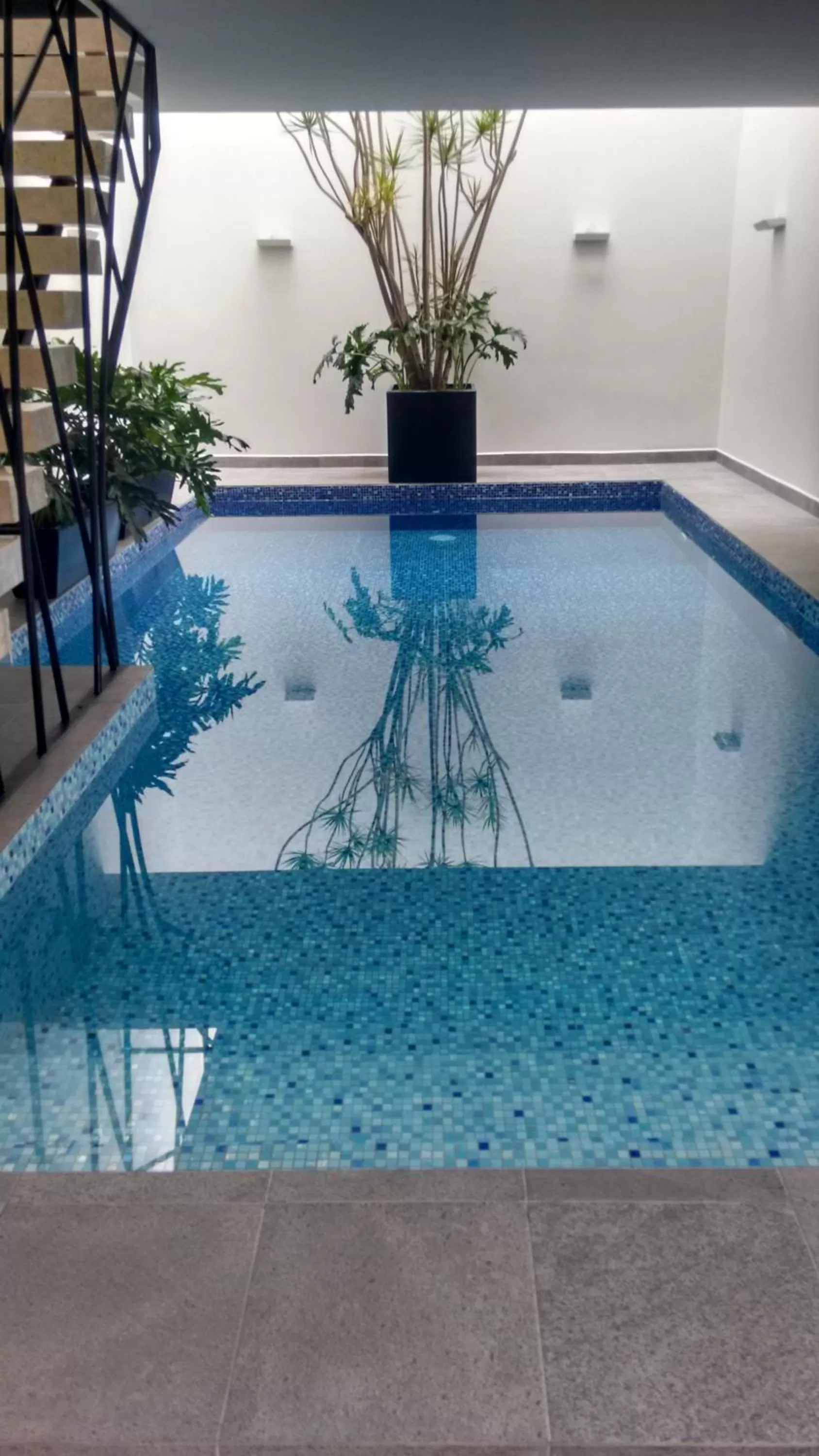 Swimming pool in Hotel 5 de Mayo