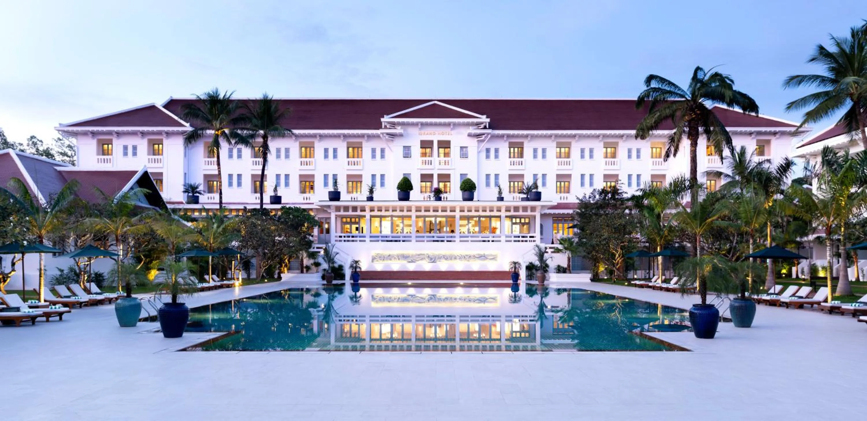 Bird's eye view in Raffles Grand Hotel d'Angkor